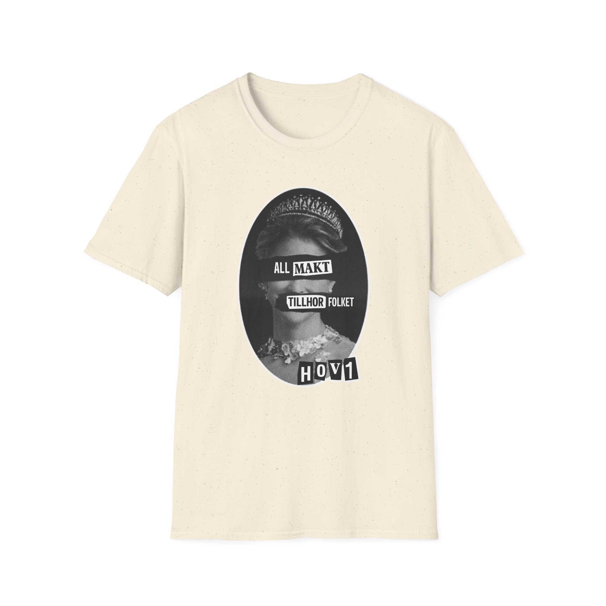 Hov1 All Makt Tillh’r Folket Unisex Softstyle T-Shirt