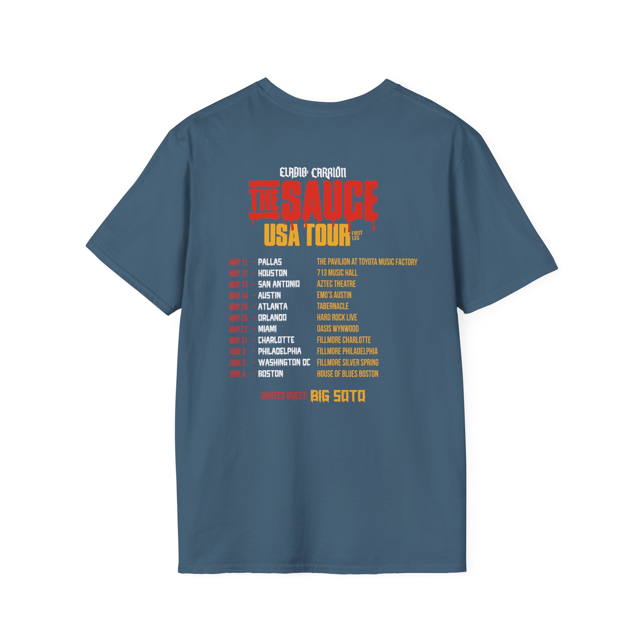 Sauce Boyz Usa Tour Unisex Softstyle T-Shirt