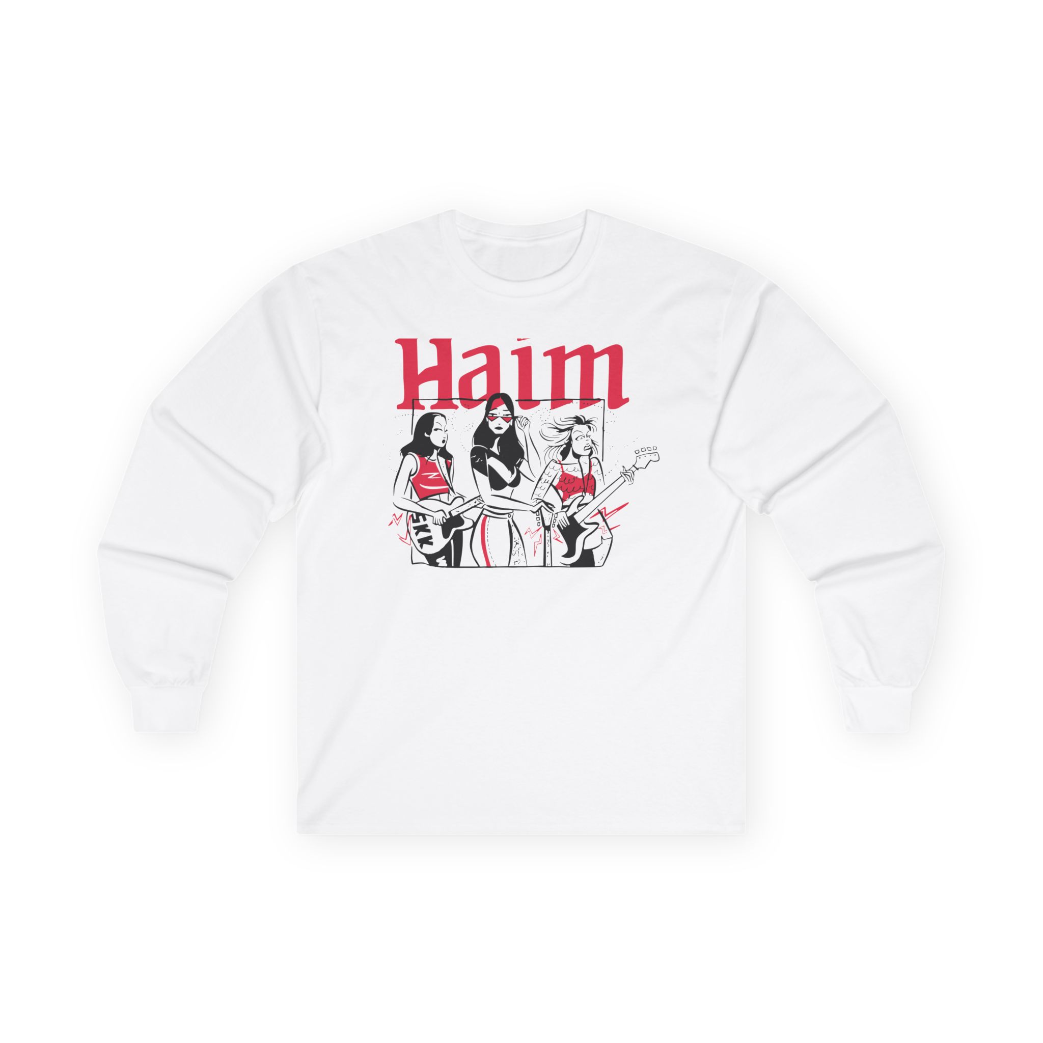 Haim Unisex Ultra Cotton Long Sleeve Tee