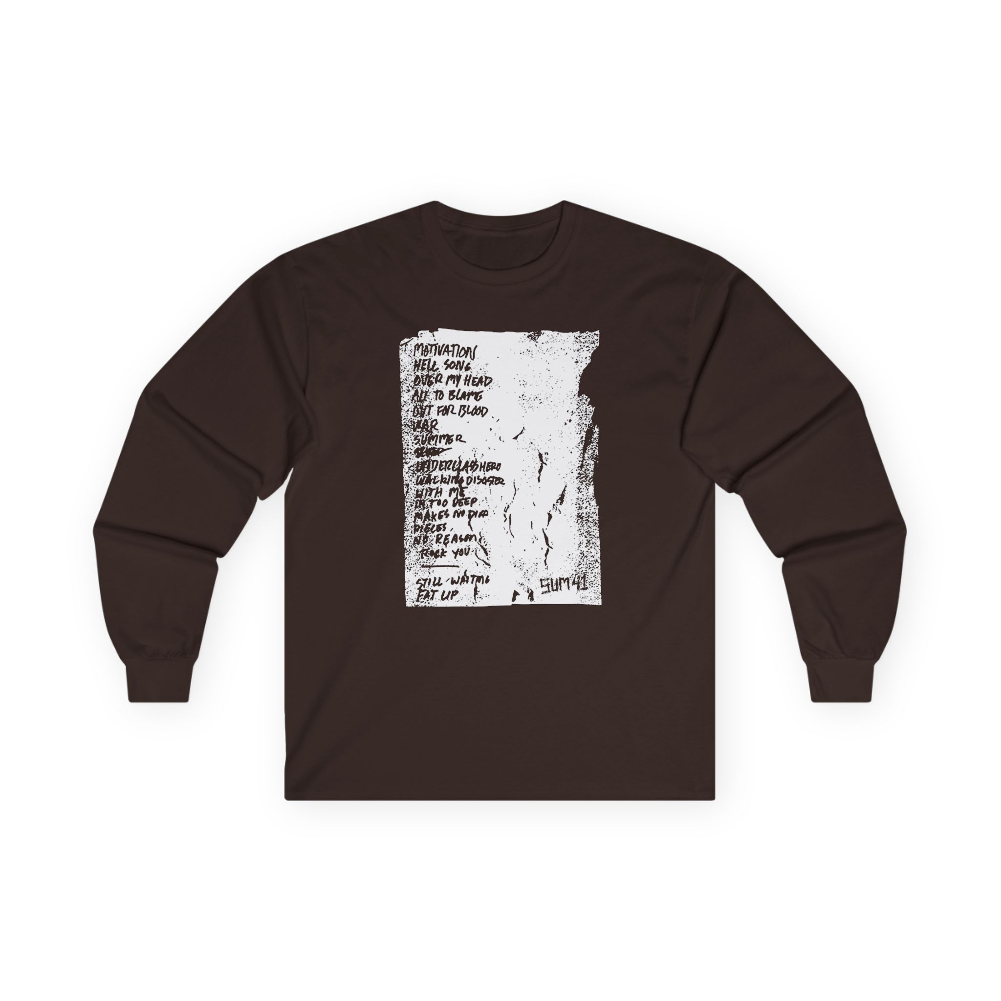 Sum 41 Setlist Unisex Ultra Cotton Long Sleeve Tee