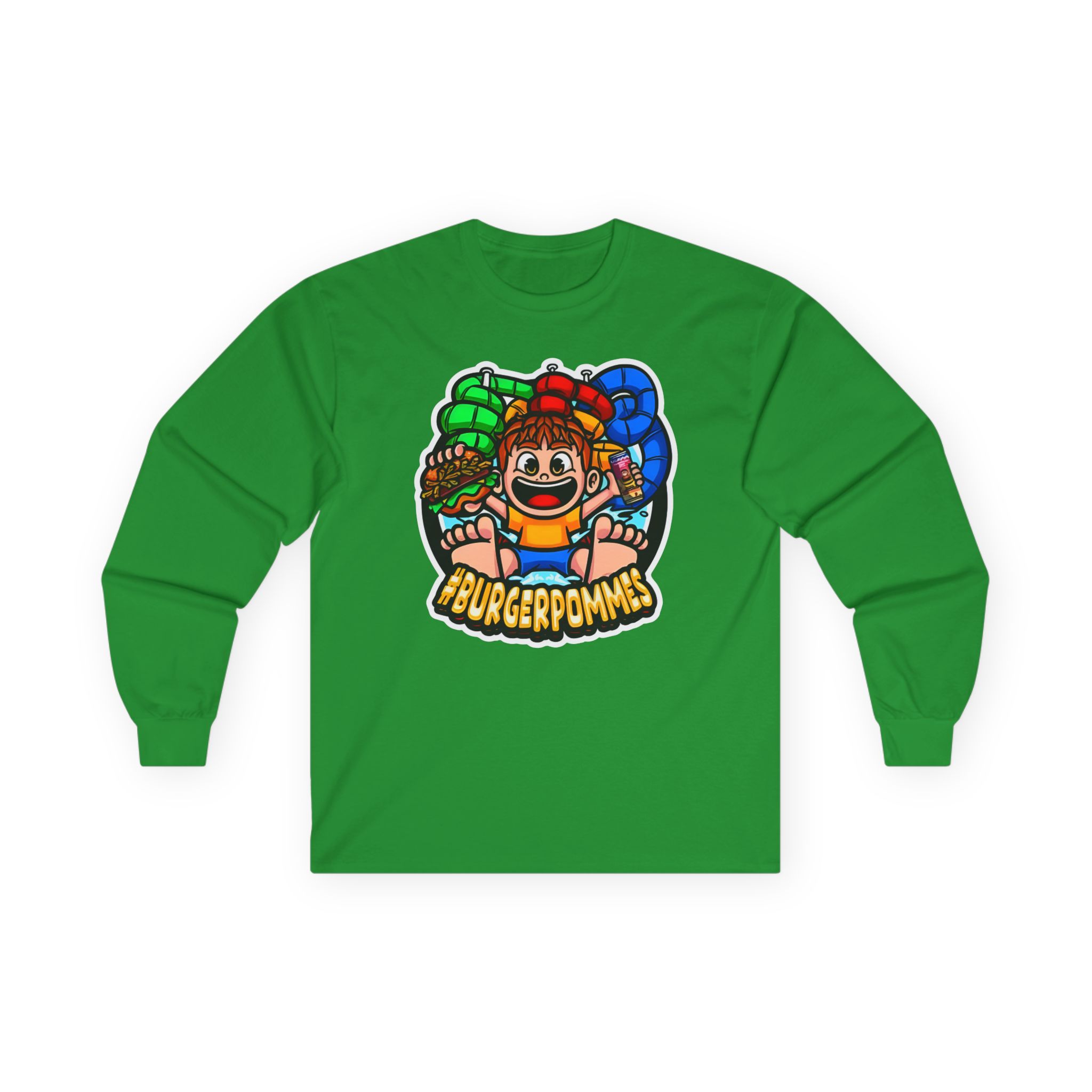 Burger Pommes Unisex Ultra Cotton Long Sleeve Tee