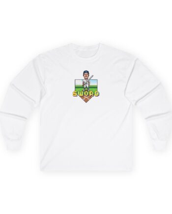 Trevor Bauer Sword Pixel Art Unisex Ultra Cotton Long Sleeve Tee
