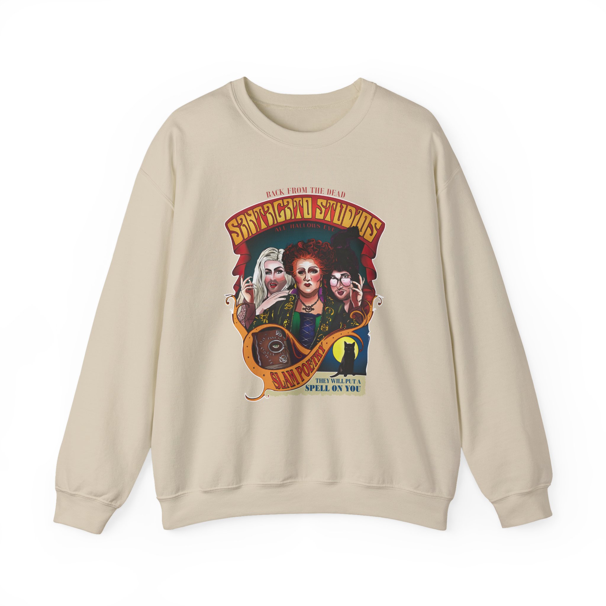 The Basement Yard Hocus Pocus Slam Poetry Unisex Heavy Blendâ„¢ Crewneck Sweatshirt