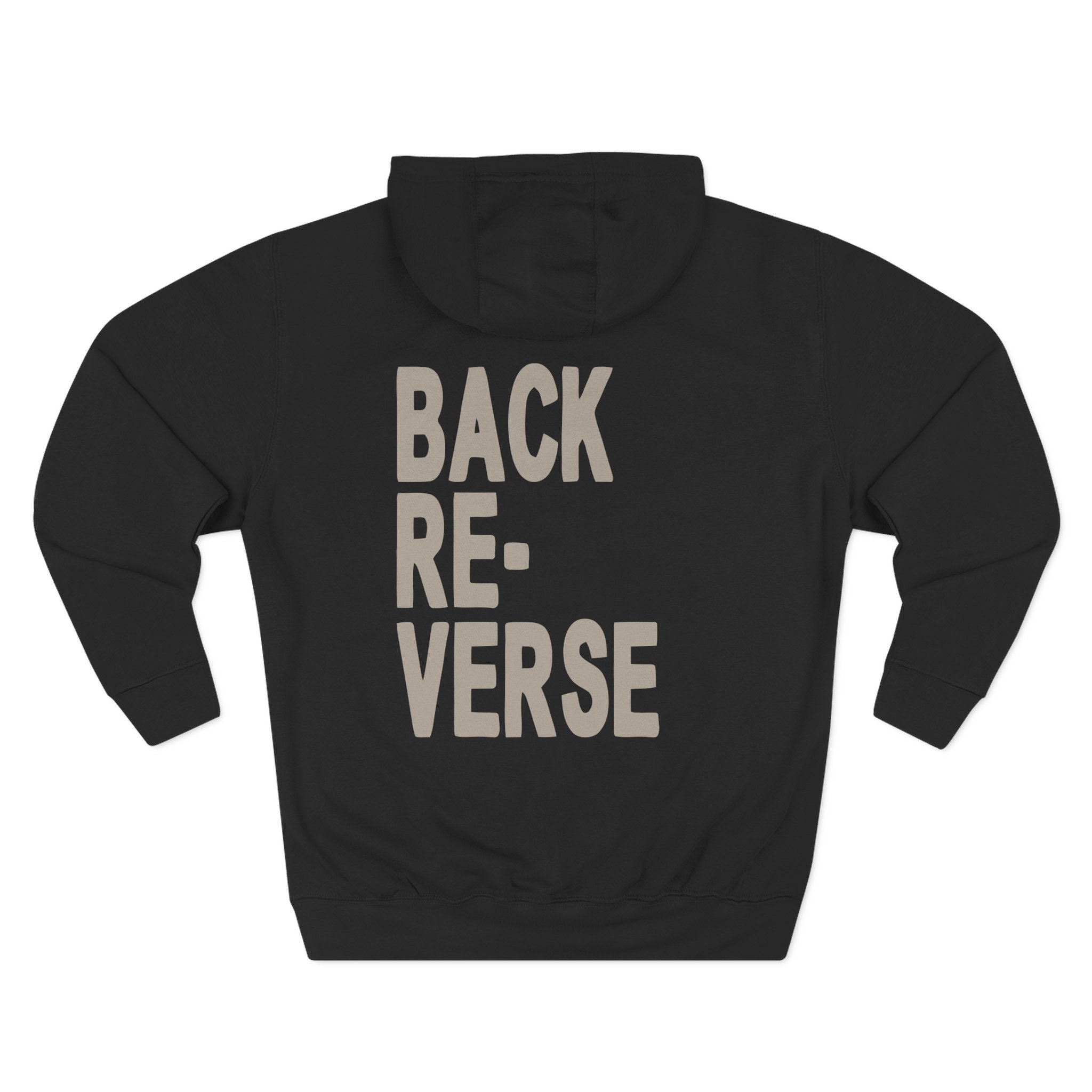 Armchair Expert Reverse Back Three-Panel Fleece Hoodie
