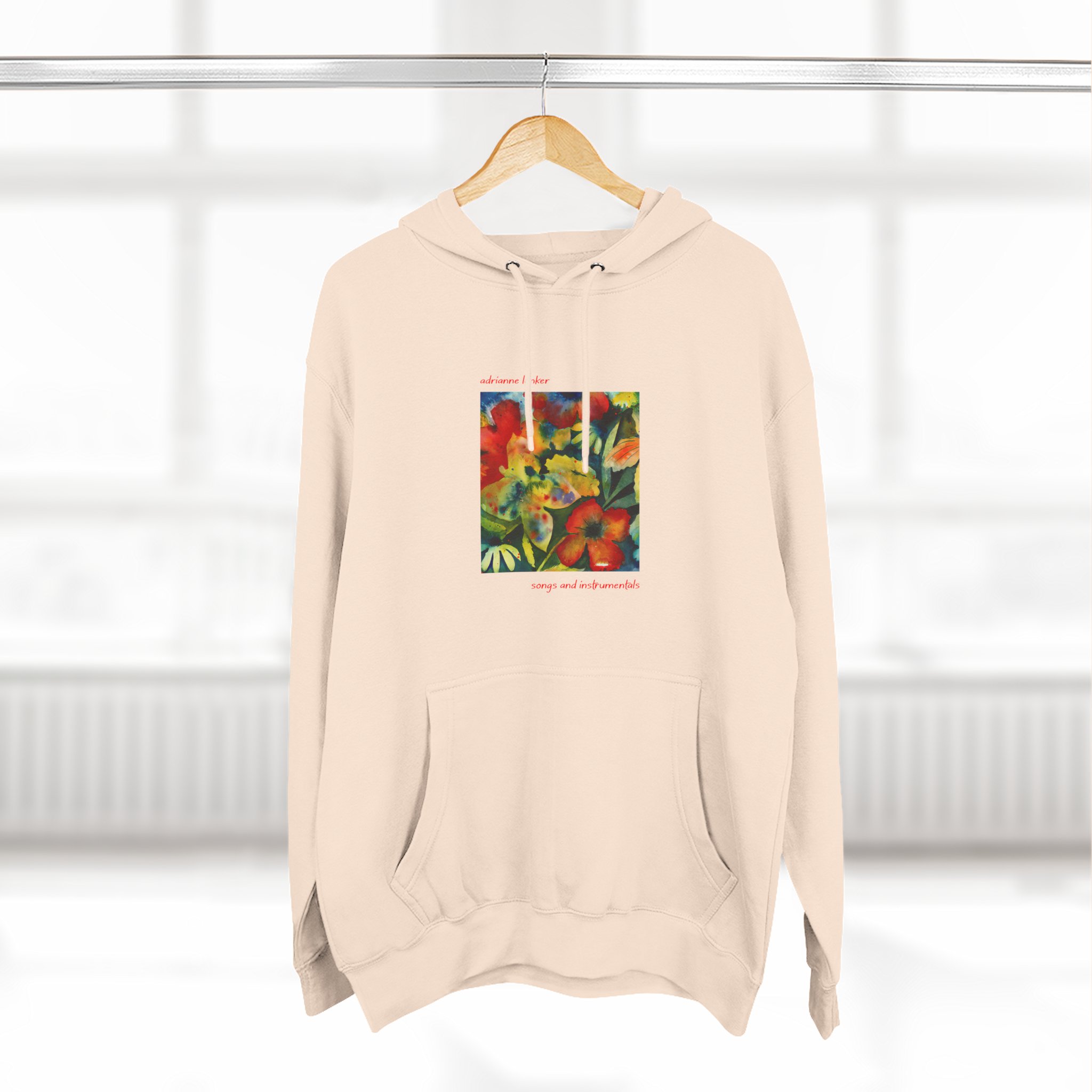 Adrianne Lenker Songs and Instrumentals Three-panel Fleece Hoodie
