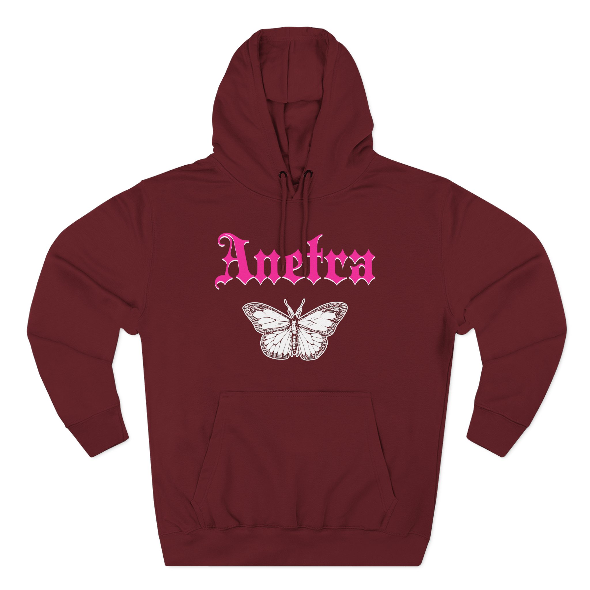 Anetra Three-Panel Fleece Hoodie