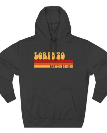 Chris Lorenzo Three-Panel Fleece Hoodie