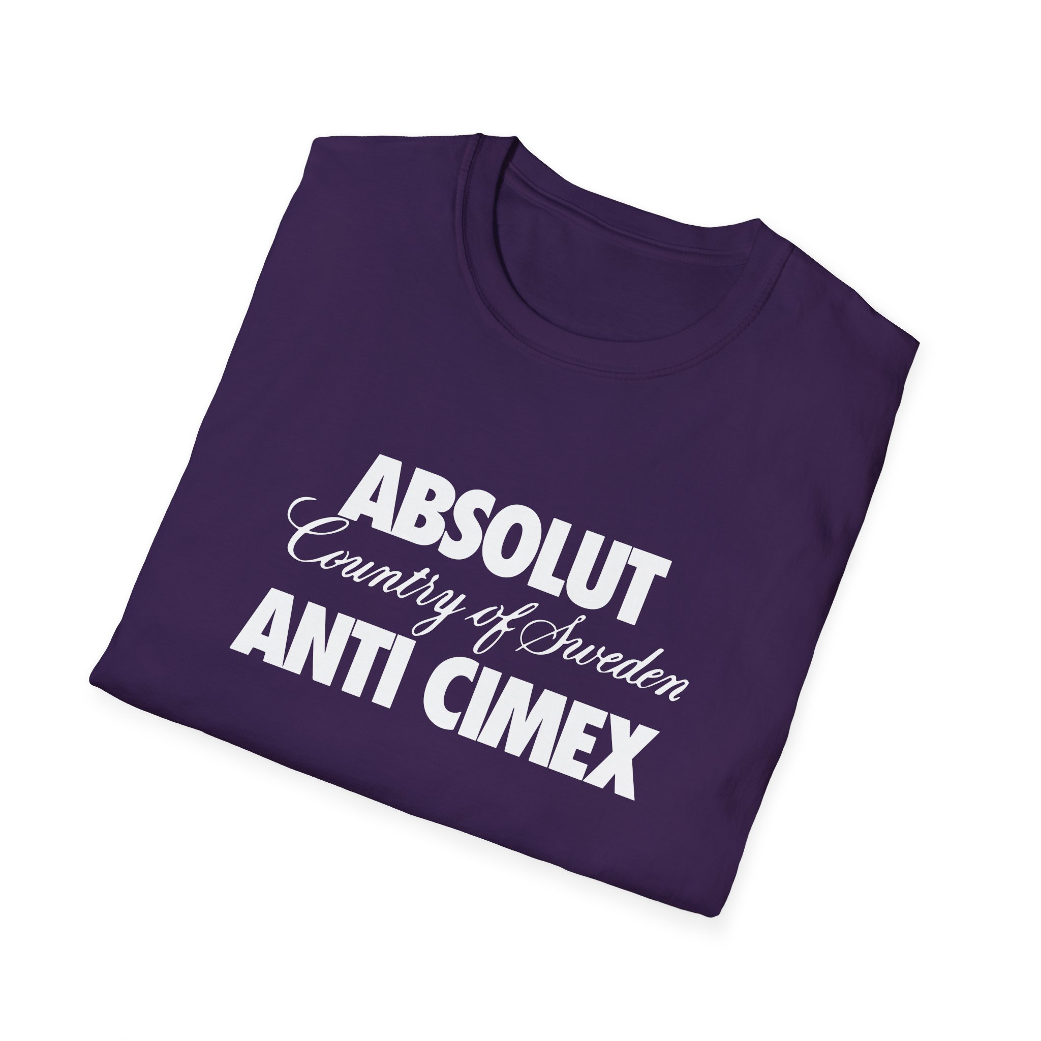 Anti Cimex Absolut Country of Sweden Unisex Softstyle T-shirt