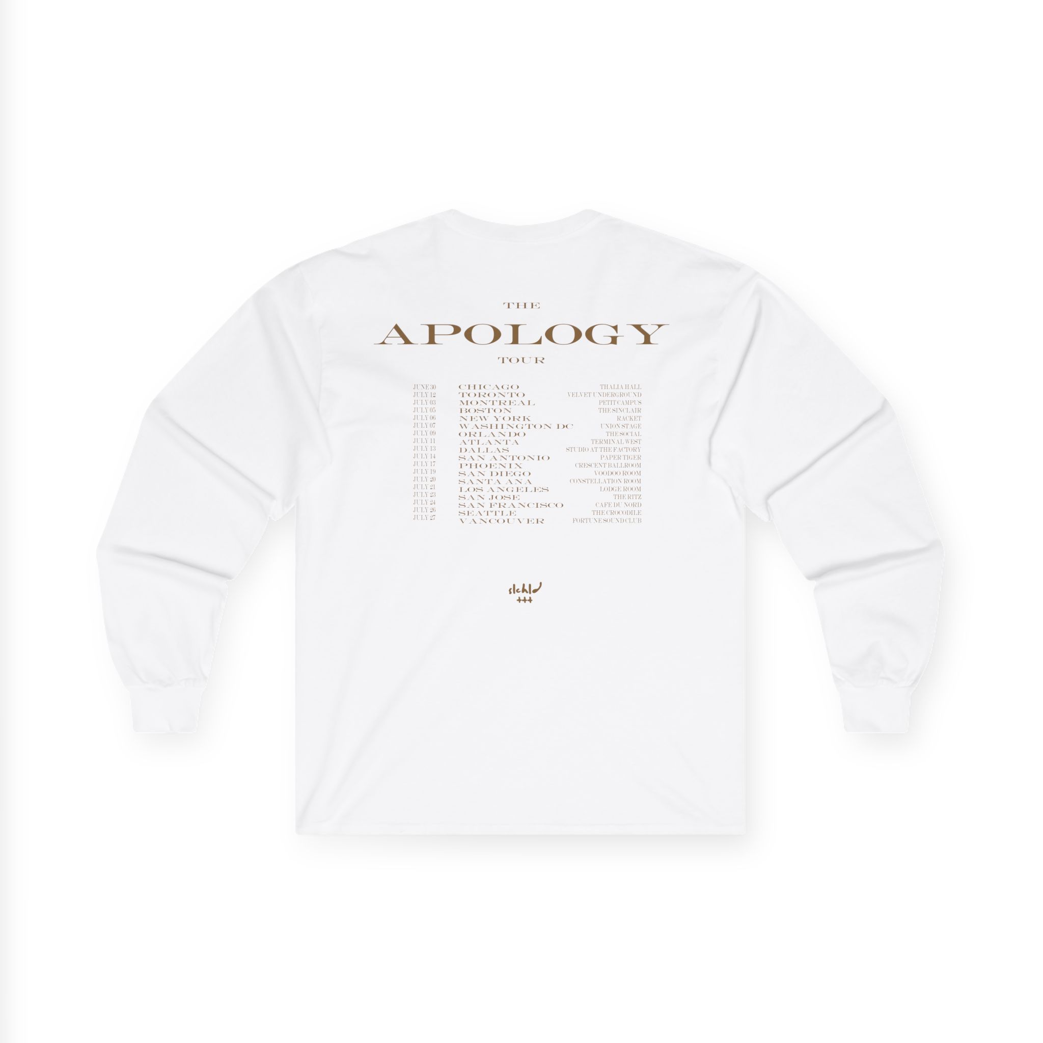 Wave to Earth Slchld 'apology' Na Tour Unisex Ultra Cotton Long Sleeve Tee