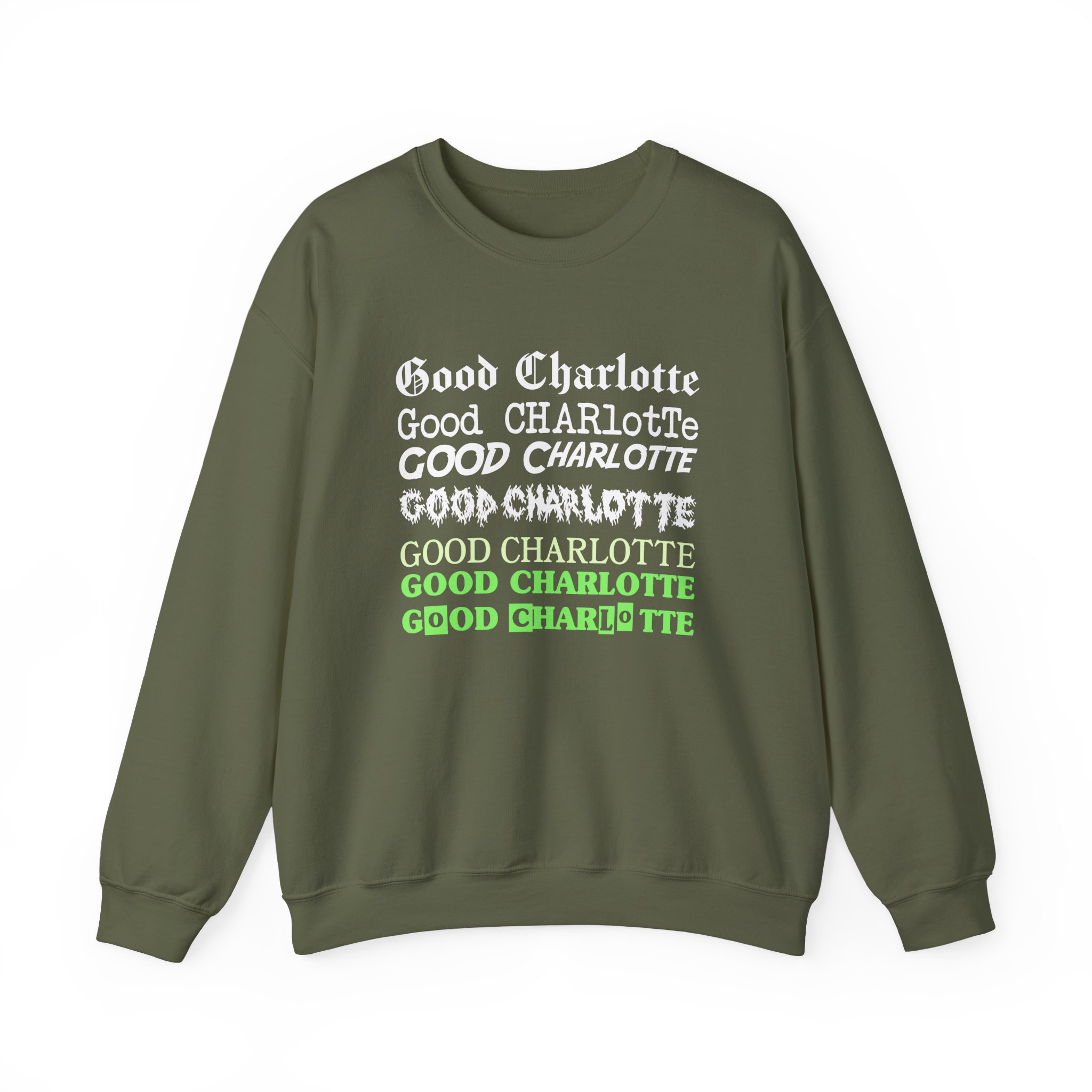Good Charlotte Chinatown market Unisex Heavy Blendâ„¢ Crewneck Sweatshirt