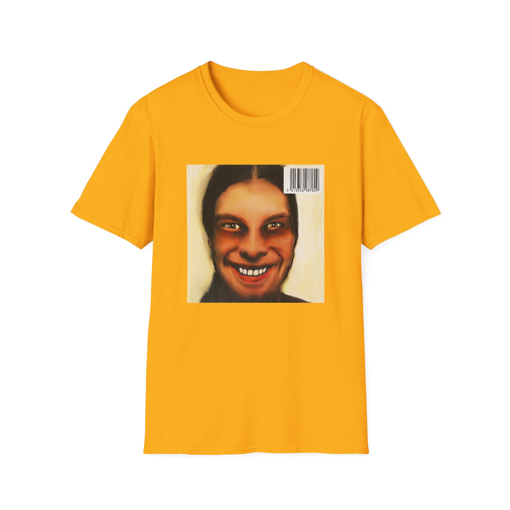 Aphex Twin I Care Because You Do Album Cover Unisex Softstyle T-Shirt