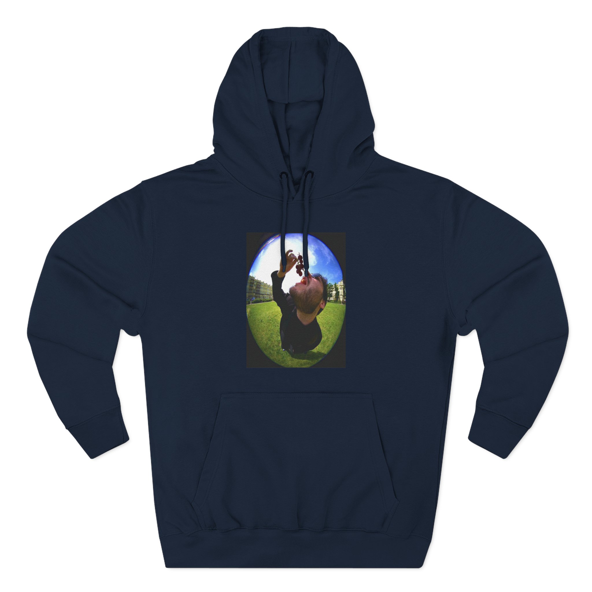 Grapes by James Marriott Three-Panel Fleece Hoodie