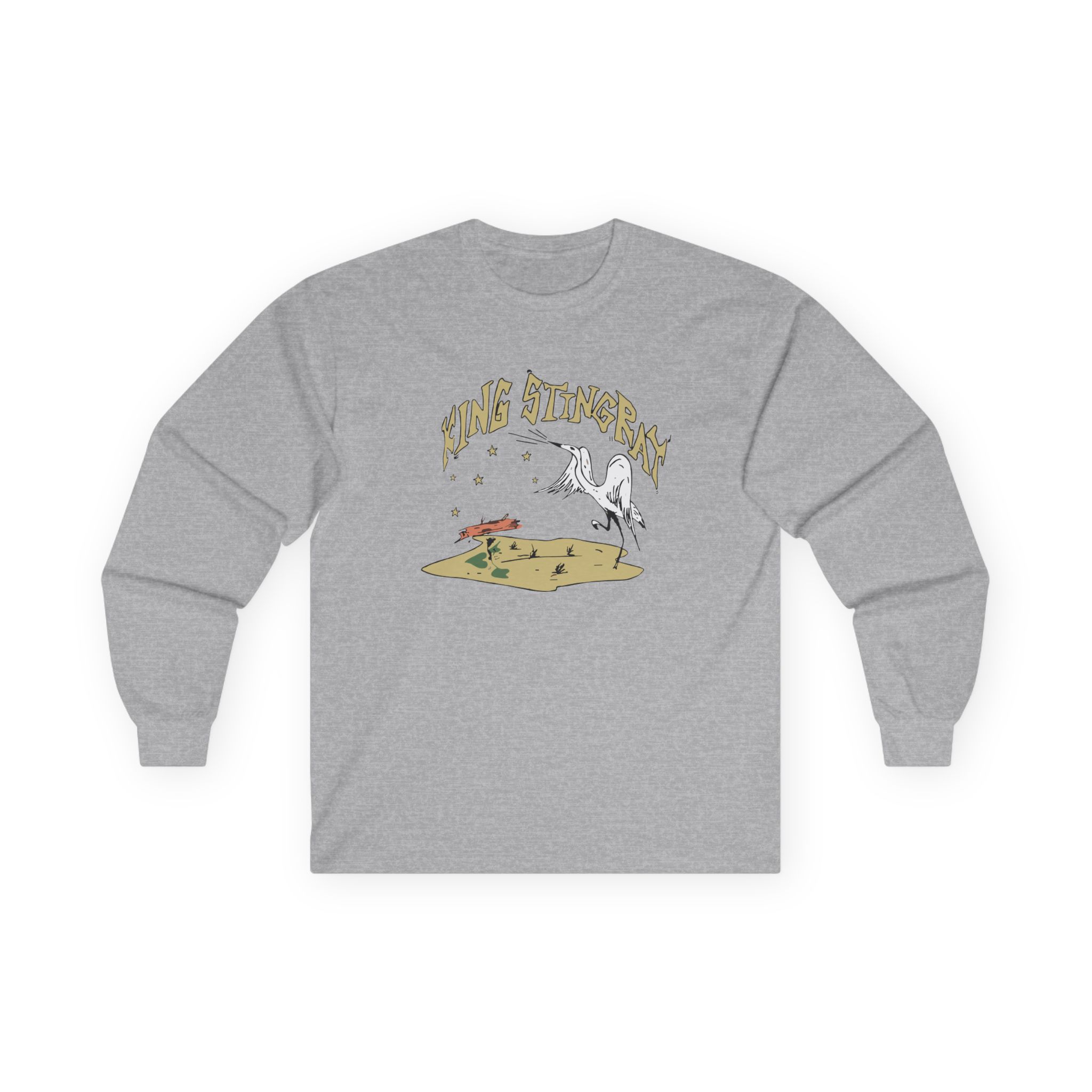 King Stingray Ivory Bird Unisex Ultra Cotton Long Sleeve Tee