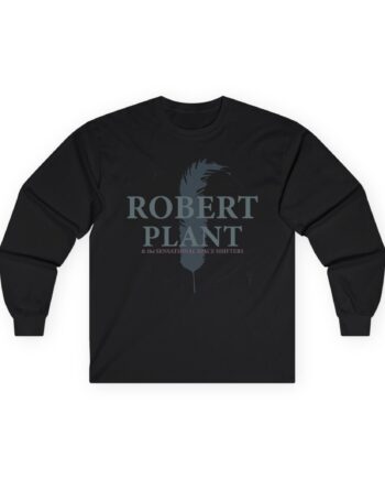 Robert Plant Sketch Feather Unisex Ultra Cotton Long Sleeve Tee