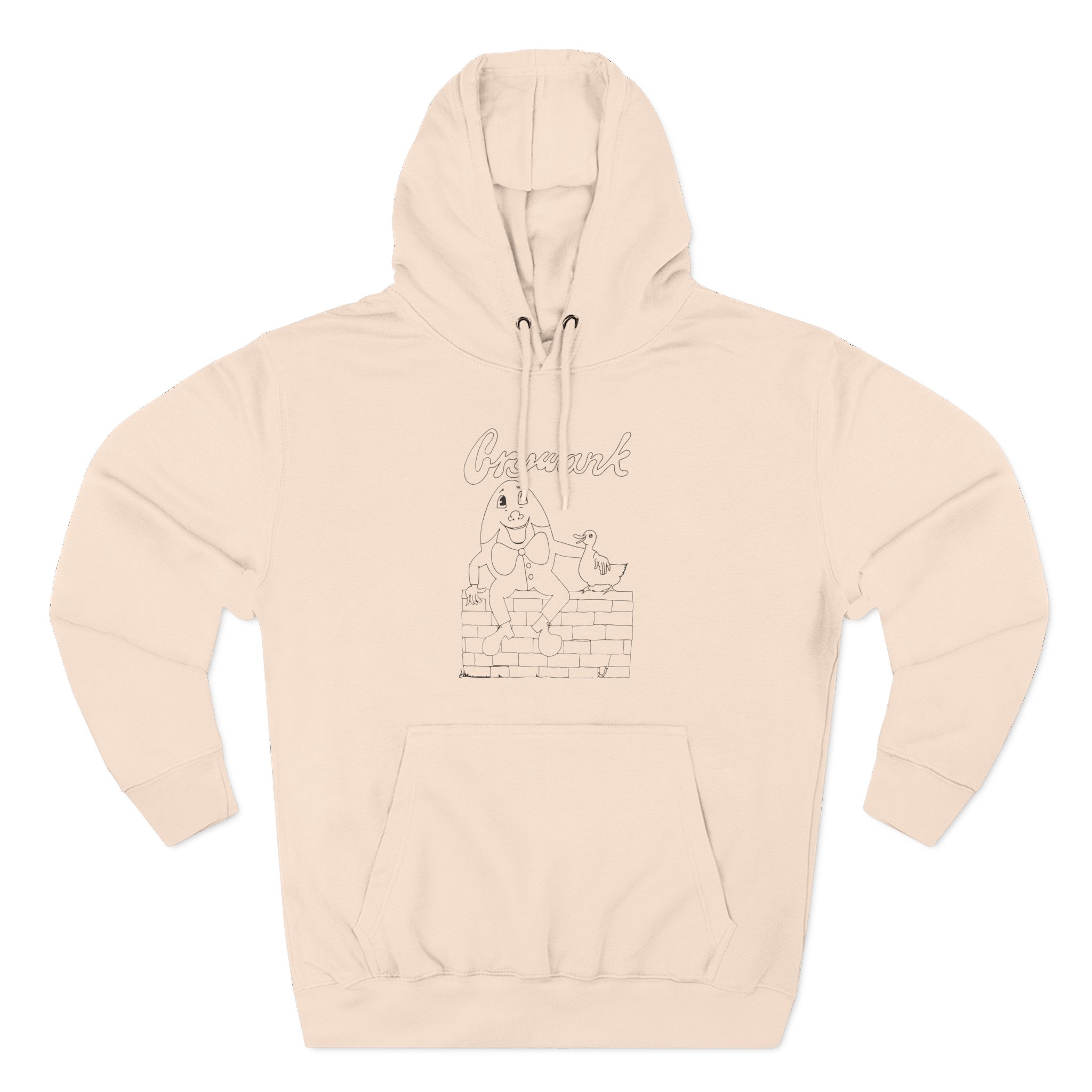 Crywank Three-Panel Fleece Hoodie