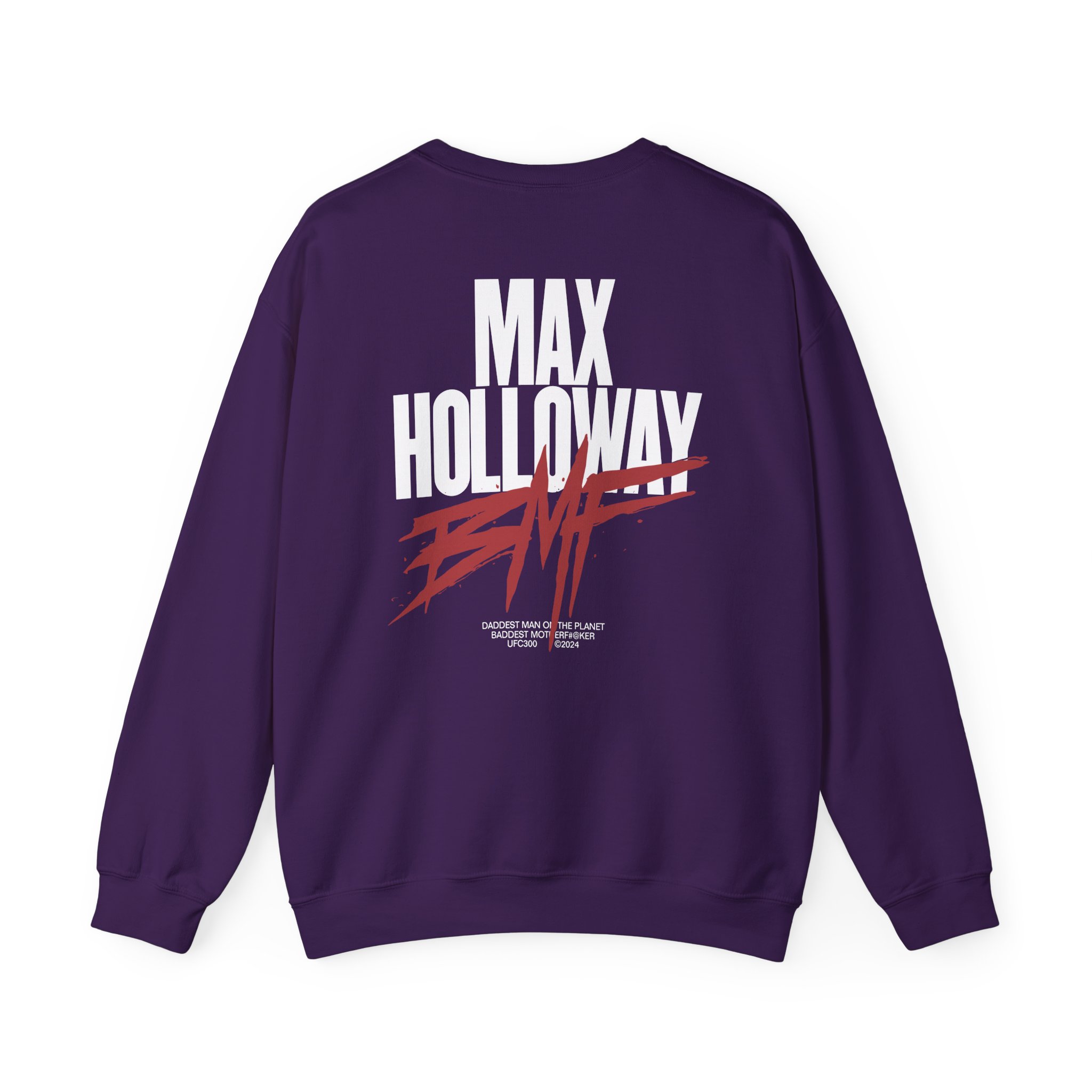 Max Holloway Dmp/bmf Cypress Unisex Heavy Blendâ„¢ Crewneck Sweatshirt
