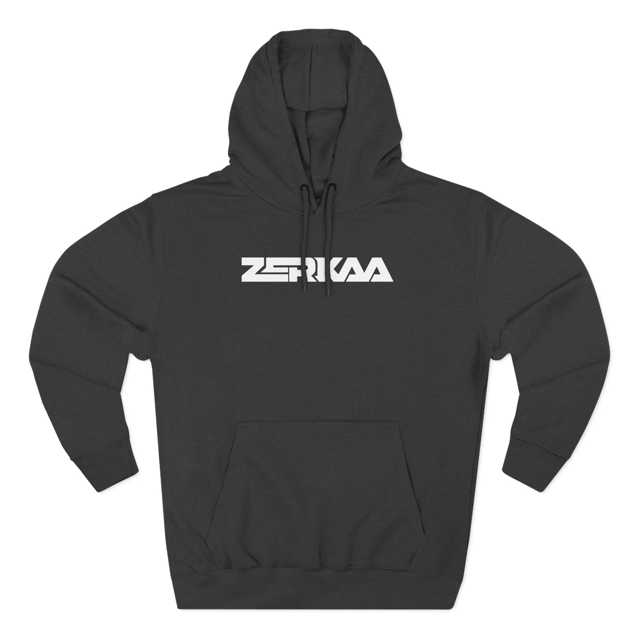 Zerkaa Youtube Logo Three-Panel Fleece Hoodie