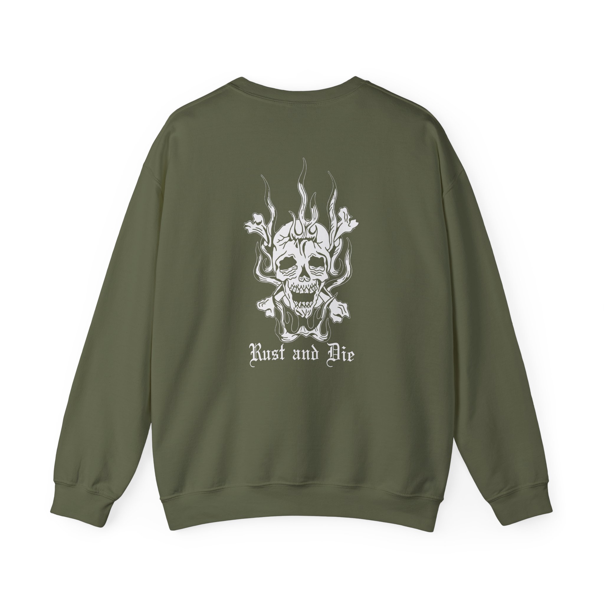 Kublai Khan - Rust and Die Unisex Heavy Blendâ„¢ Crewneck Sweatshirt