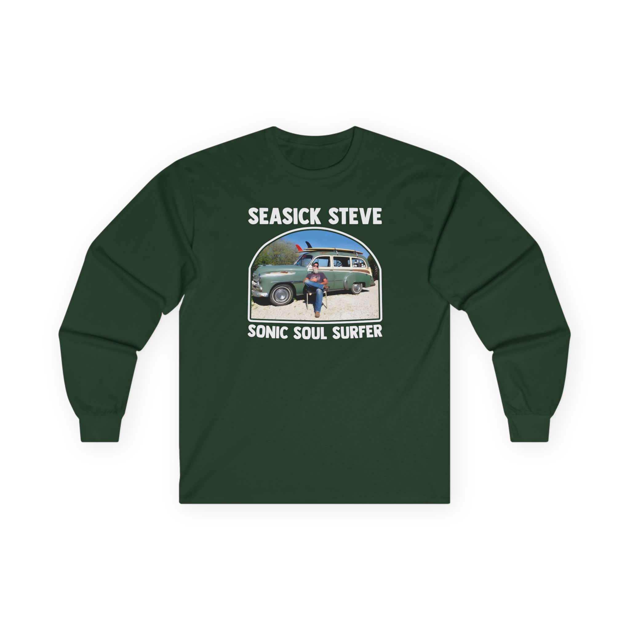 Seasick Steve Sonic Soul Surfer Unisex Ultra Cotton Long Sleeve Tee