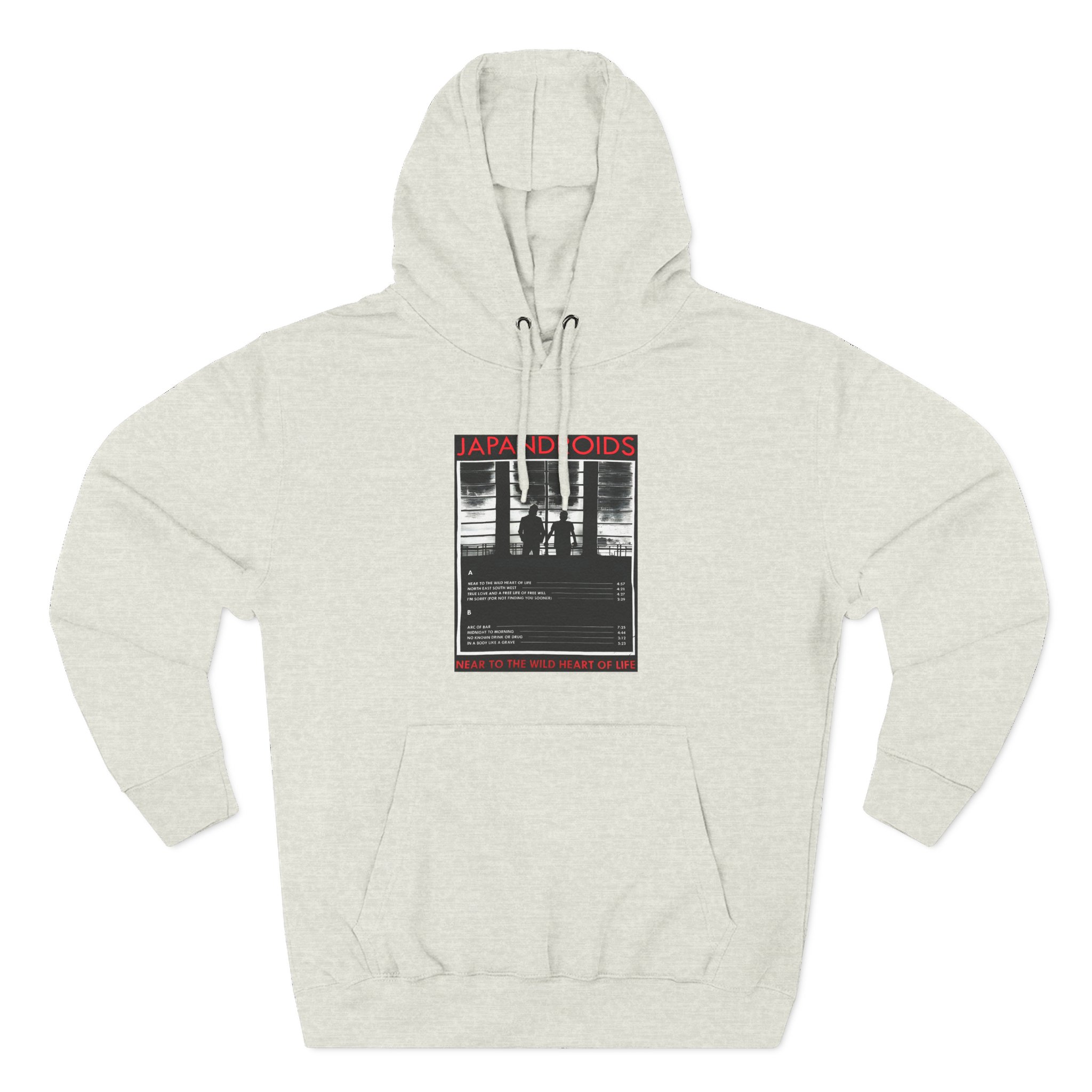 Japandroids Near to the Wild Heart of Life Three-Panel Fleece Hoodie