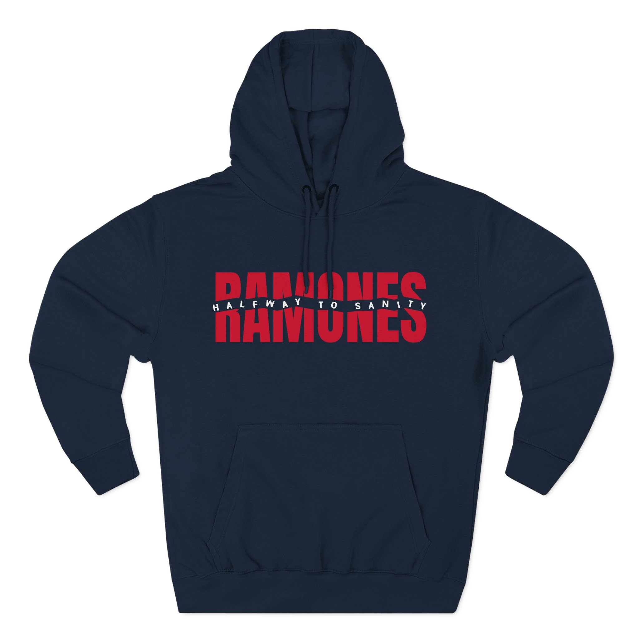 Ramones Halfway To Sanity Three-Panel Fleece Hoodie