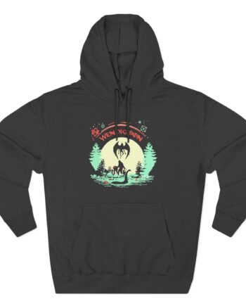 Wendigoon Cryptids on Tour Three-Panel Fleece Hoodie