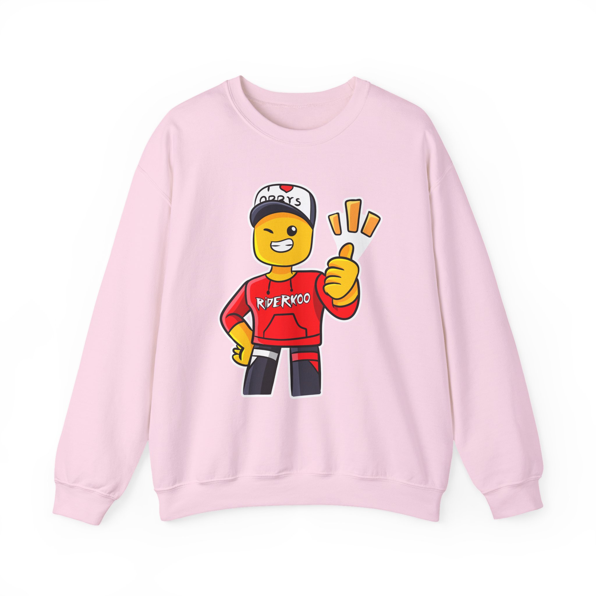 Roblox Thumbs Up Unisex Heavy Blendâ„¢ Crewneck Sweatshirt