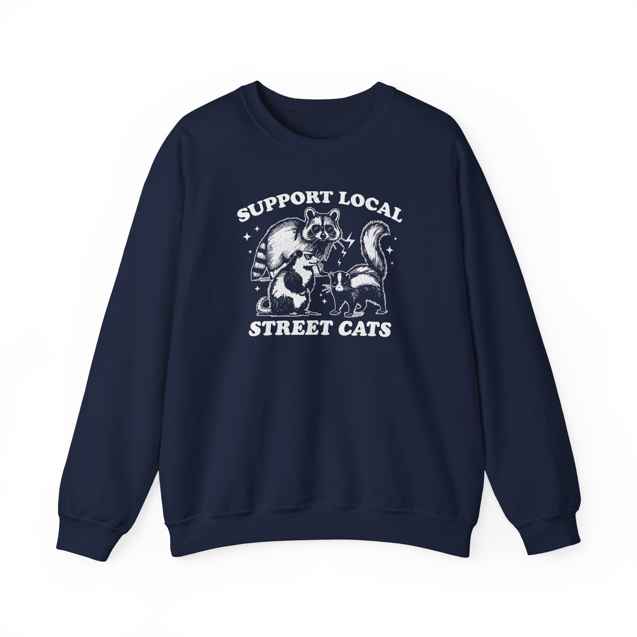 Zingara Support Local Street Cats Unisex Heavy Blendâ„¢ Crewneck Sweatshirt
