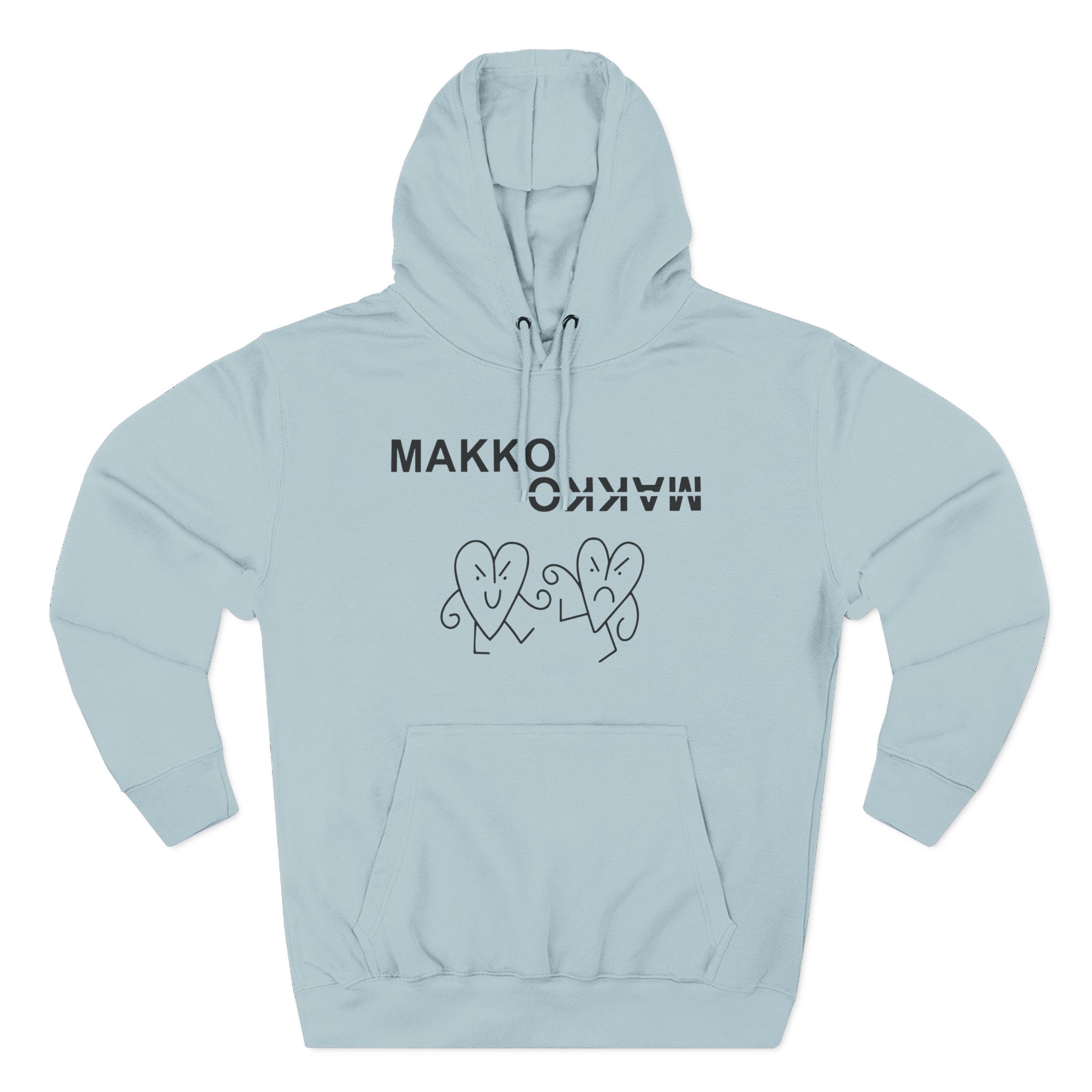 Makko Three-Panel Fleece Hoodie