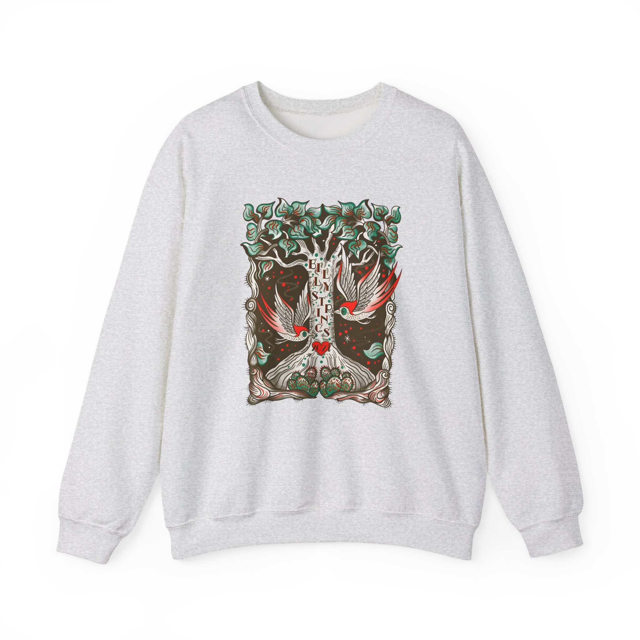 Billy Strings Woodpecker Unisex Heavy Blendâ„¢ Crewneck Sweatshirt