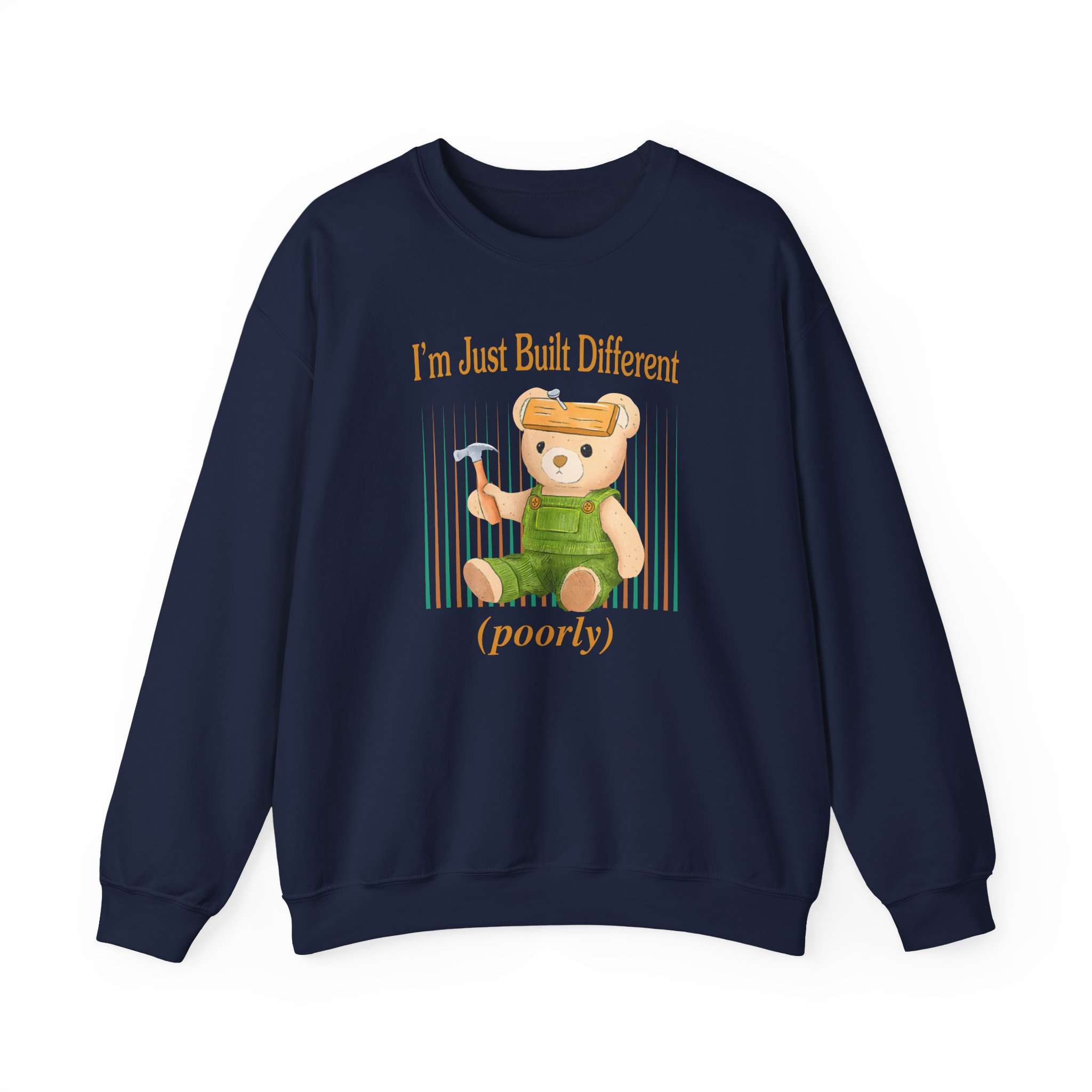 Built Different Poorly Unisex Heavy Blendâ„¢ Crewneck Sweatshirt