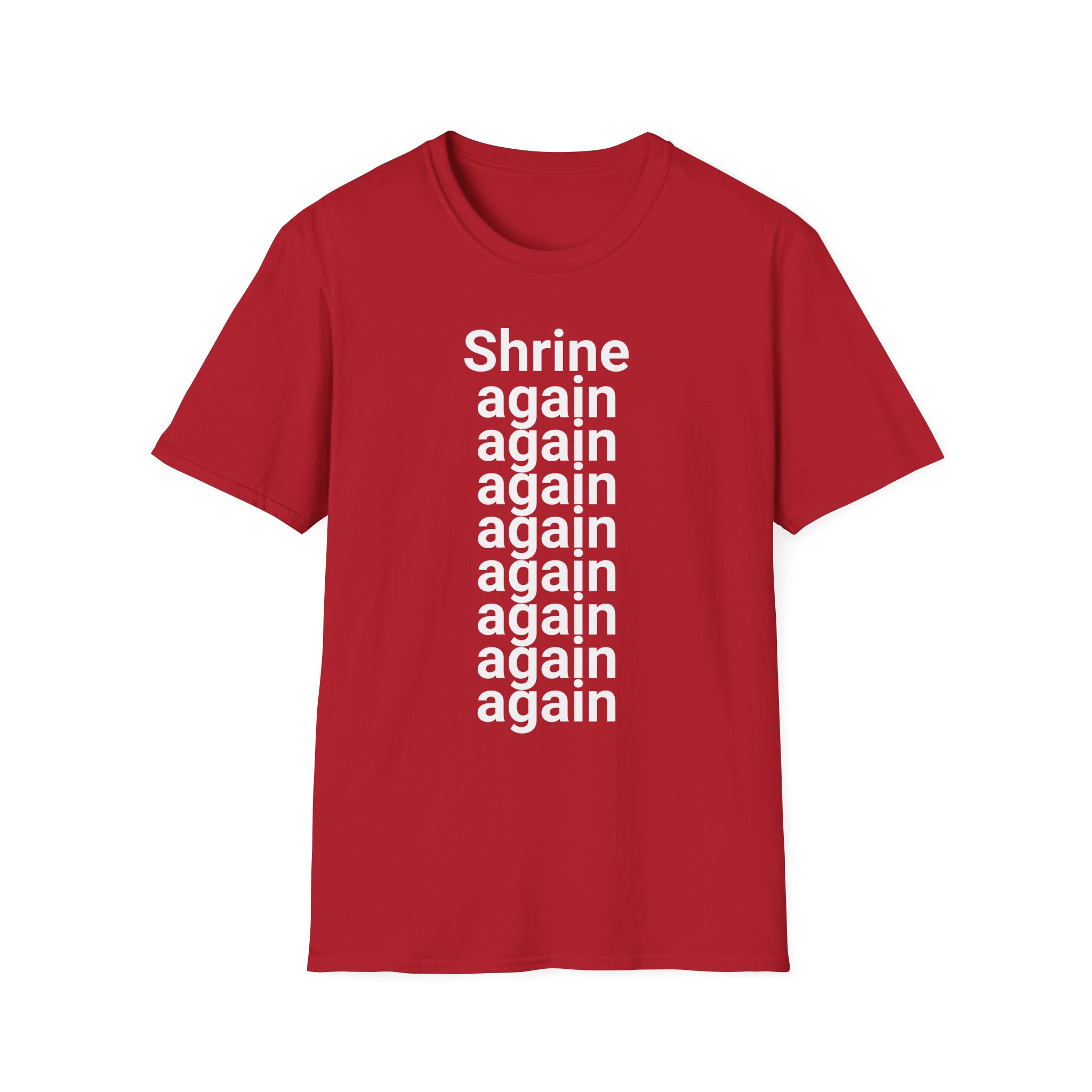 Fred Again Shrine Again Unisex Softstyle T-Shirt