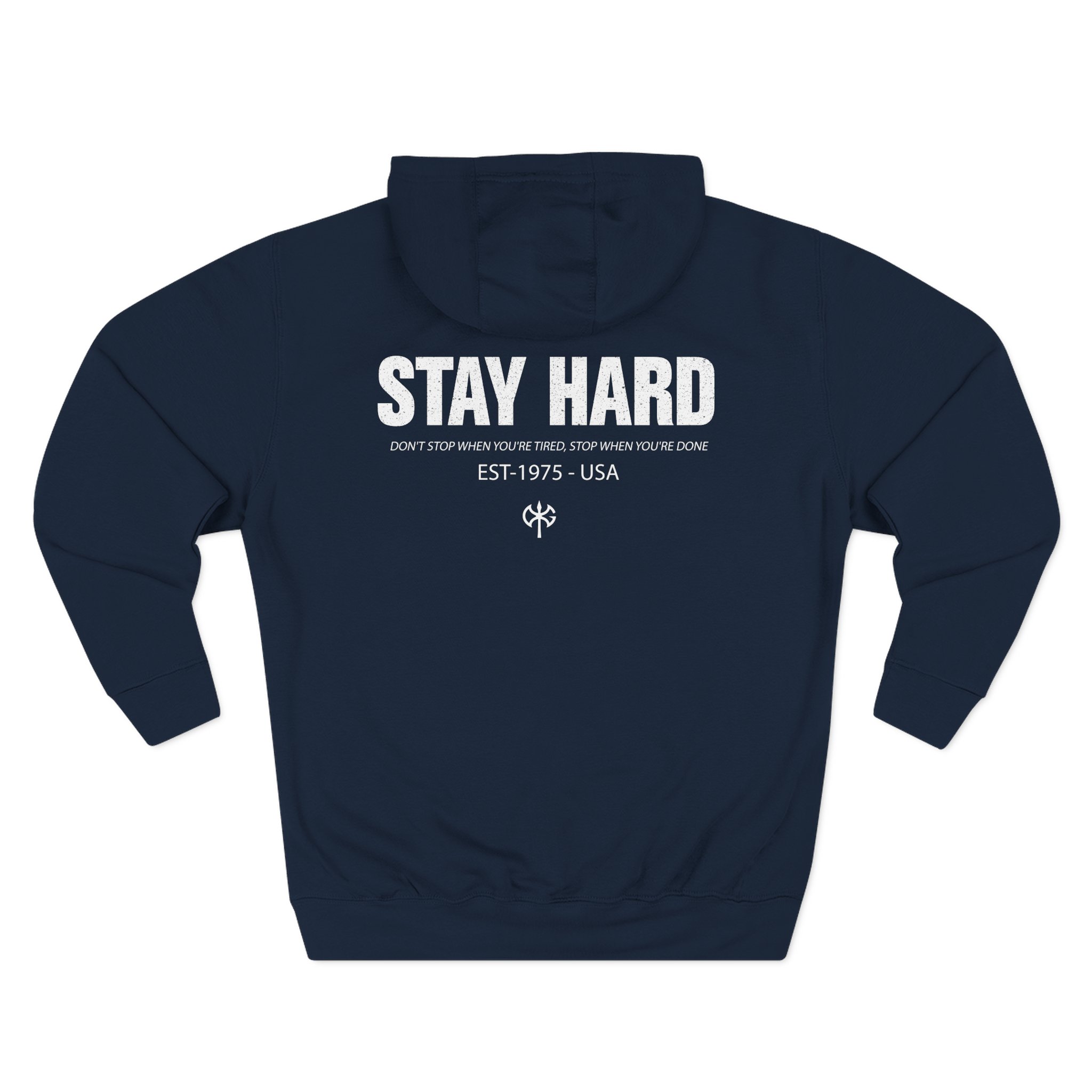 David Goggins Stay Hard Three-Panel Fleece Hoodie