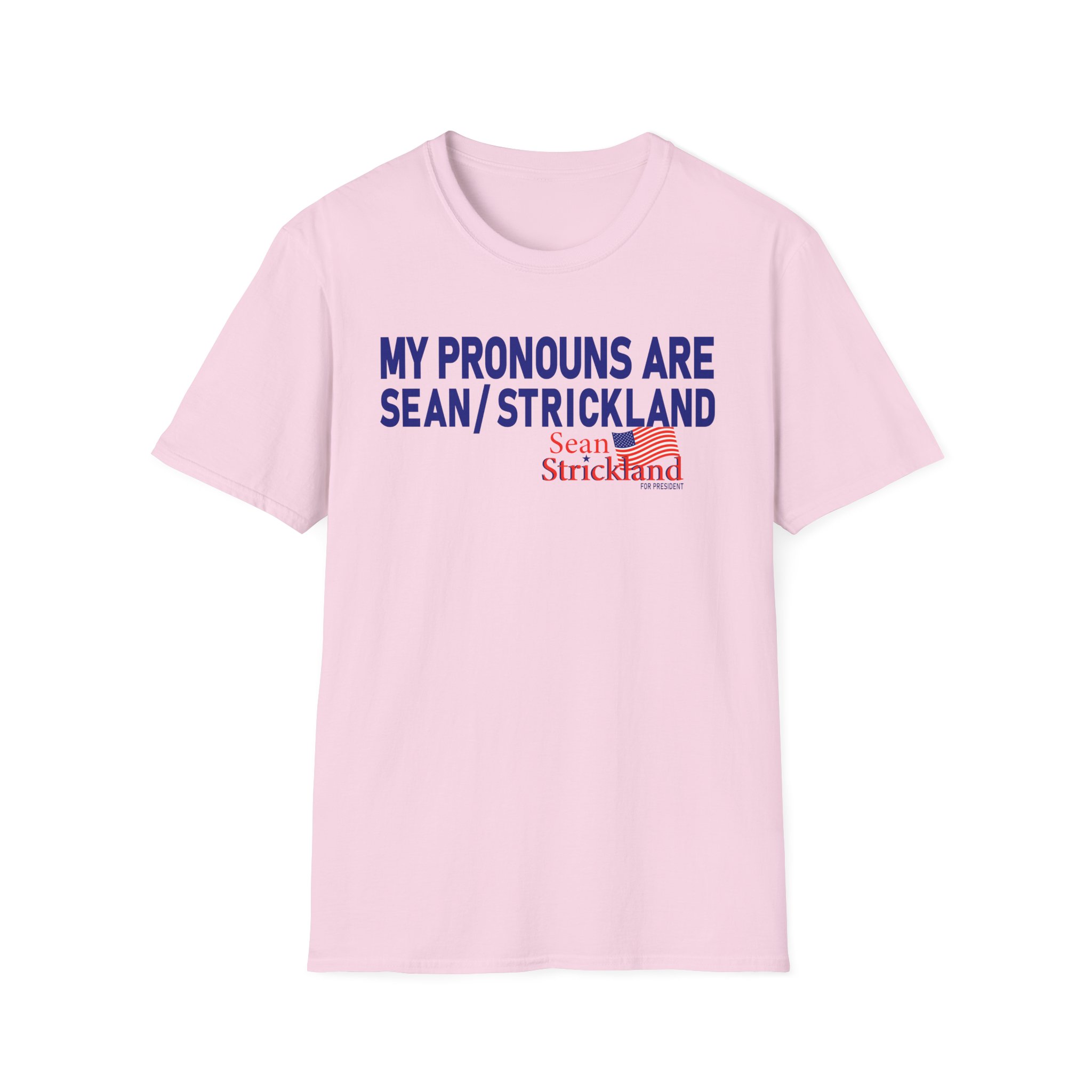 Sean Strickland My Pronouns Are Unisex Softstyle T-Shirt