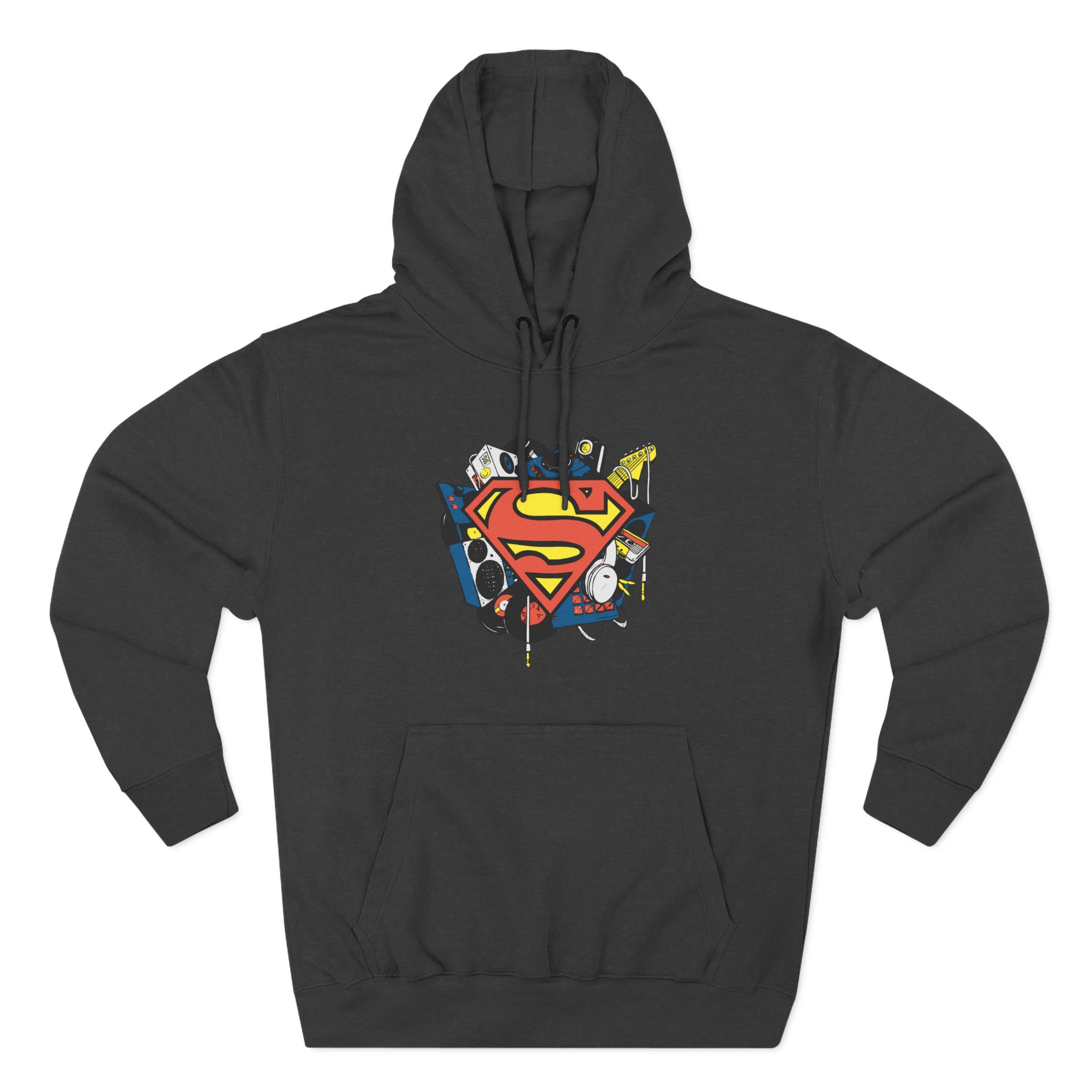 Kaskade X Superman Musician Three-Panel Fleece Hoodie