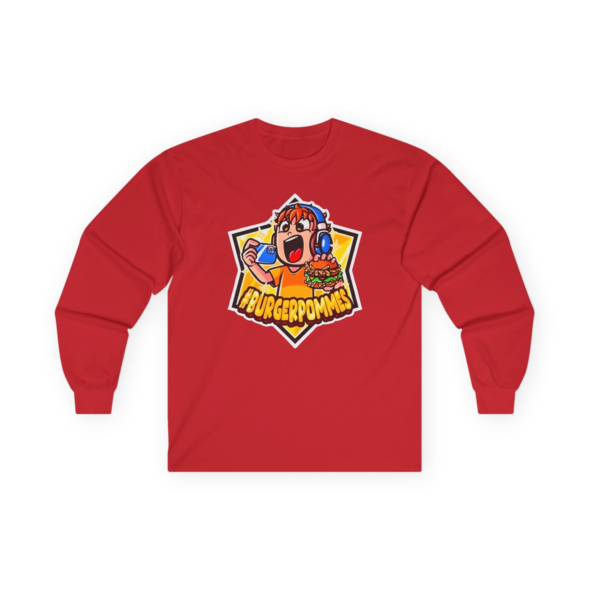 Burger Pommes Unisex Ultra Cotton Long Sleeve Tee