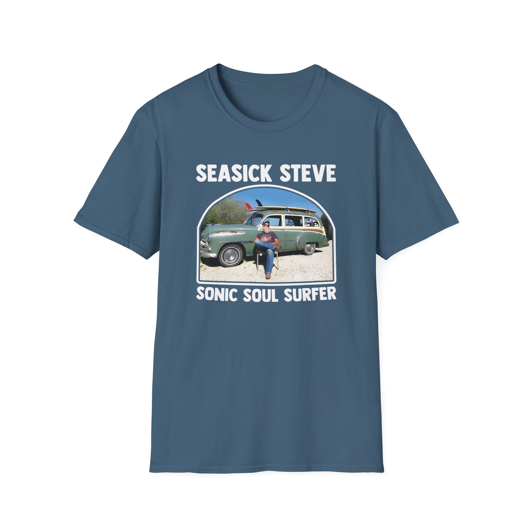 Seasick Steve Sonic Soul Surfer Unisex Softstyle T-Shirt