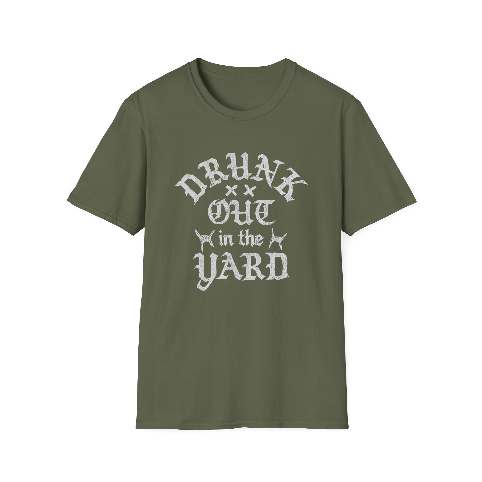 Hardy Drunk Out in the Yard Unisex Softstyle T-Shirt