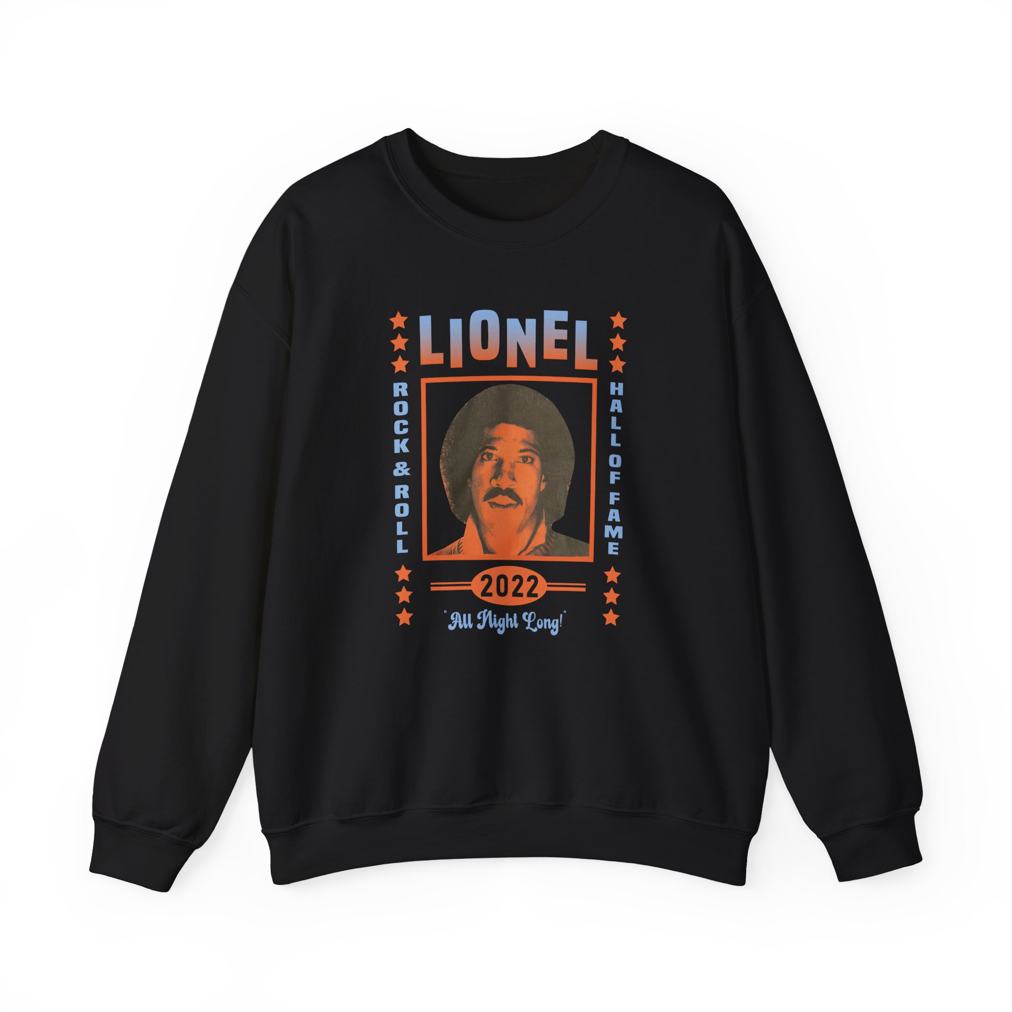Lionel Richie Rock and Roll Hall of Fame All Night Unisex Heavy Blendâ„¢ Crewneck Sweatshirt
