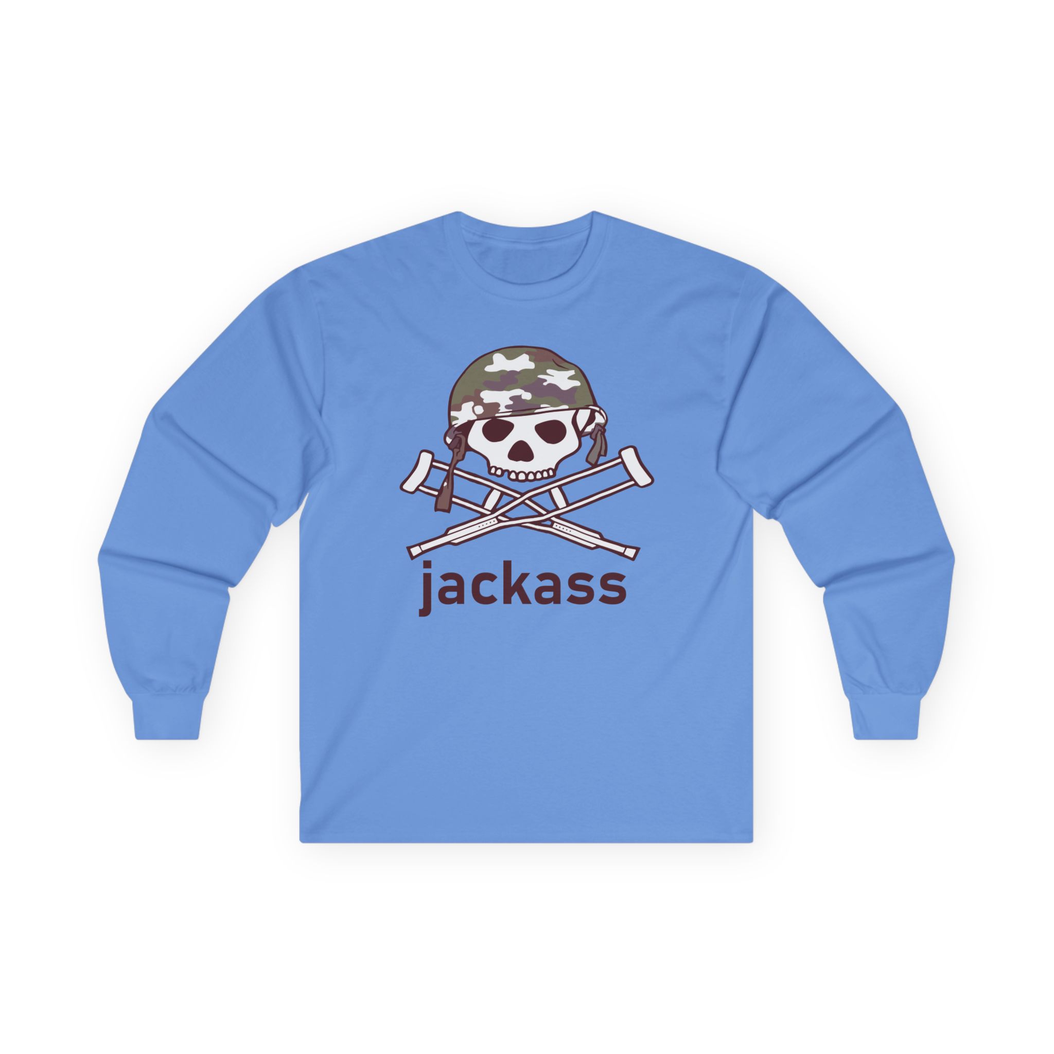 Jackass Camouflage Helmet Unisex Ultra Cotton Long Sleeve Tee