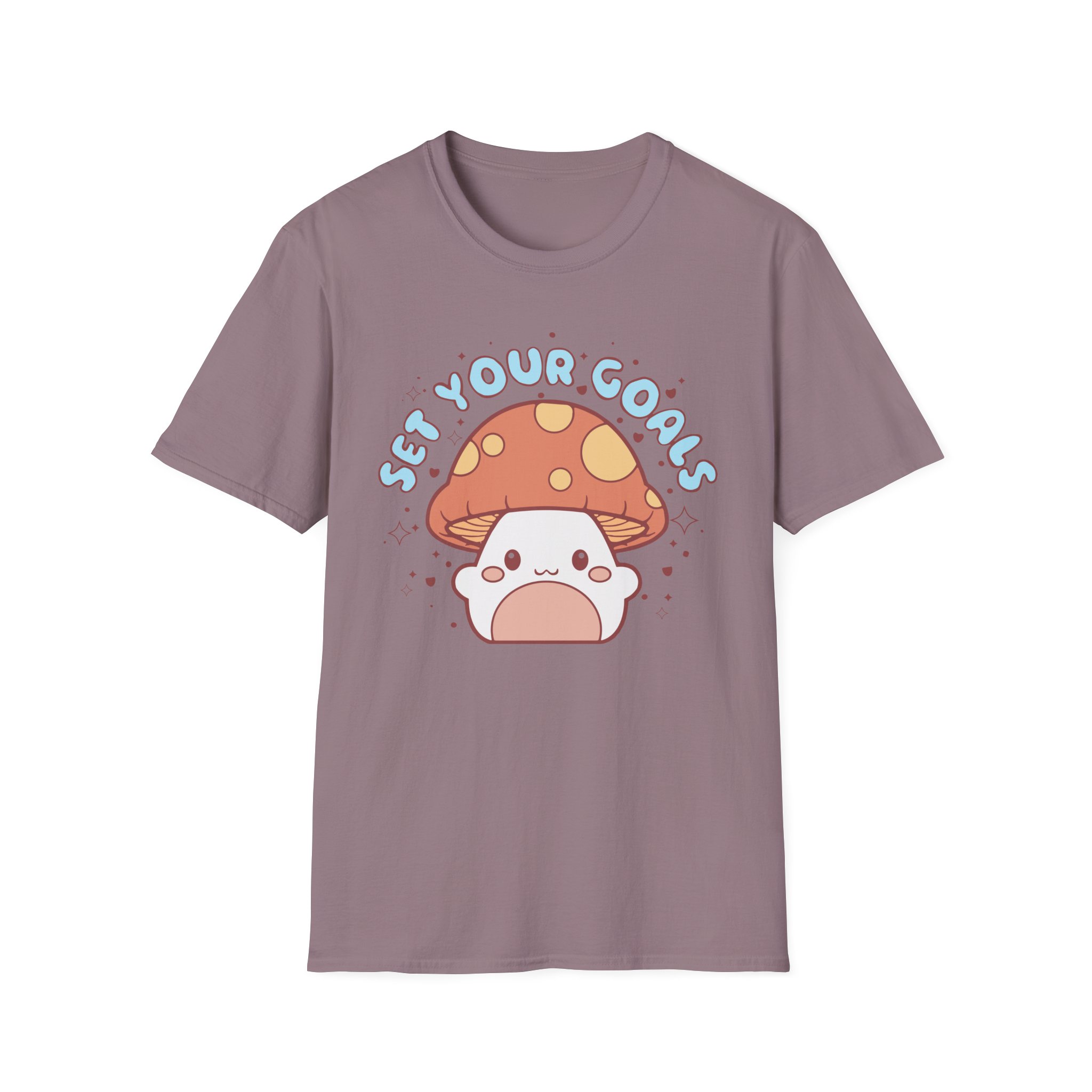 Set Your Goals Shroom Unisex Softstyle T-Shirt