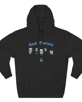 Skull Masks Glow In The Dark Three-Panel Fleece Hoodie