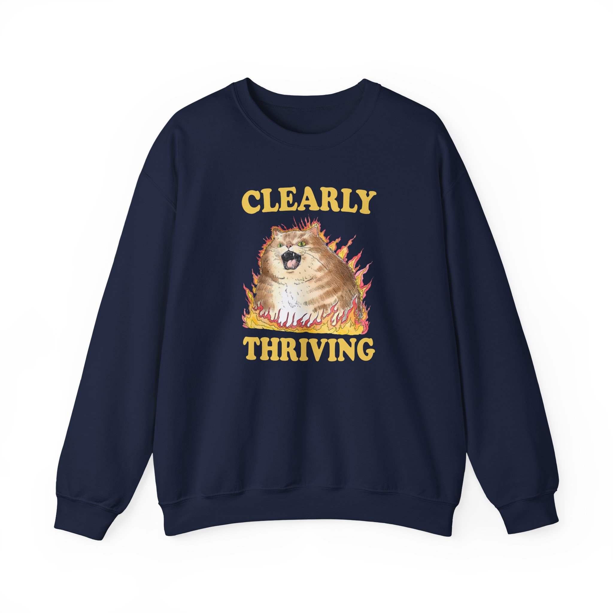 Clearly Thriving Unisex Heavy Blendâ„¢ Crewneck Sweatshirt
