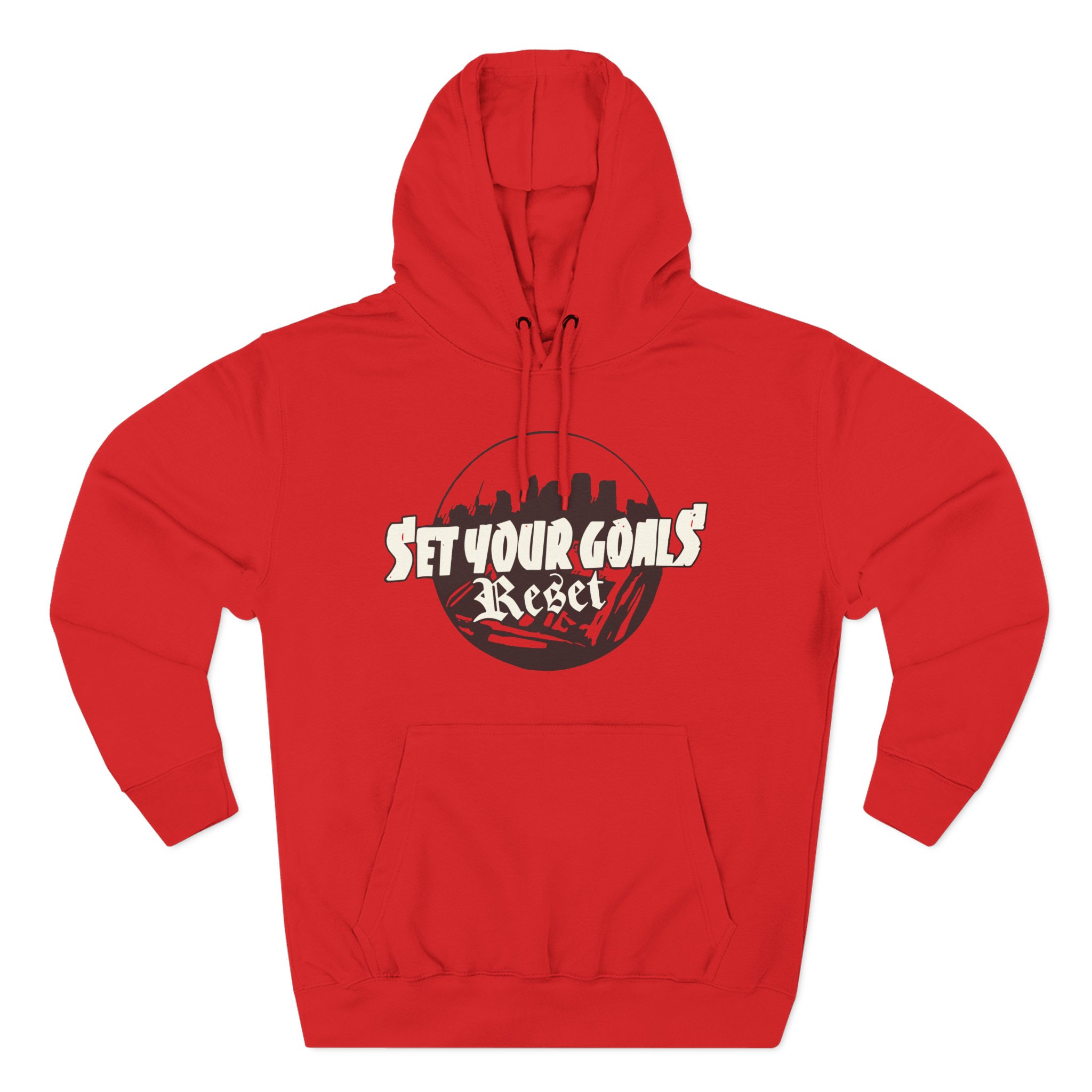 Set Your Goals Reset Three-Panel Fleece Hoodie