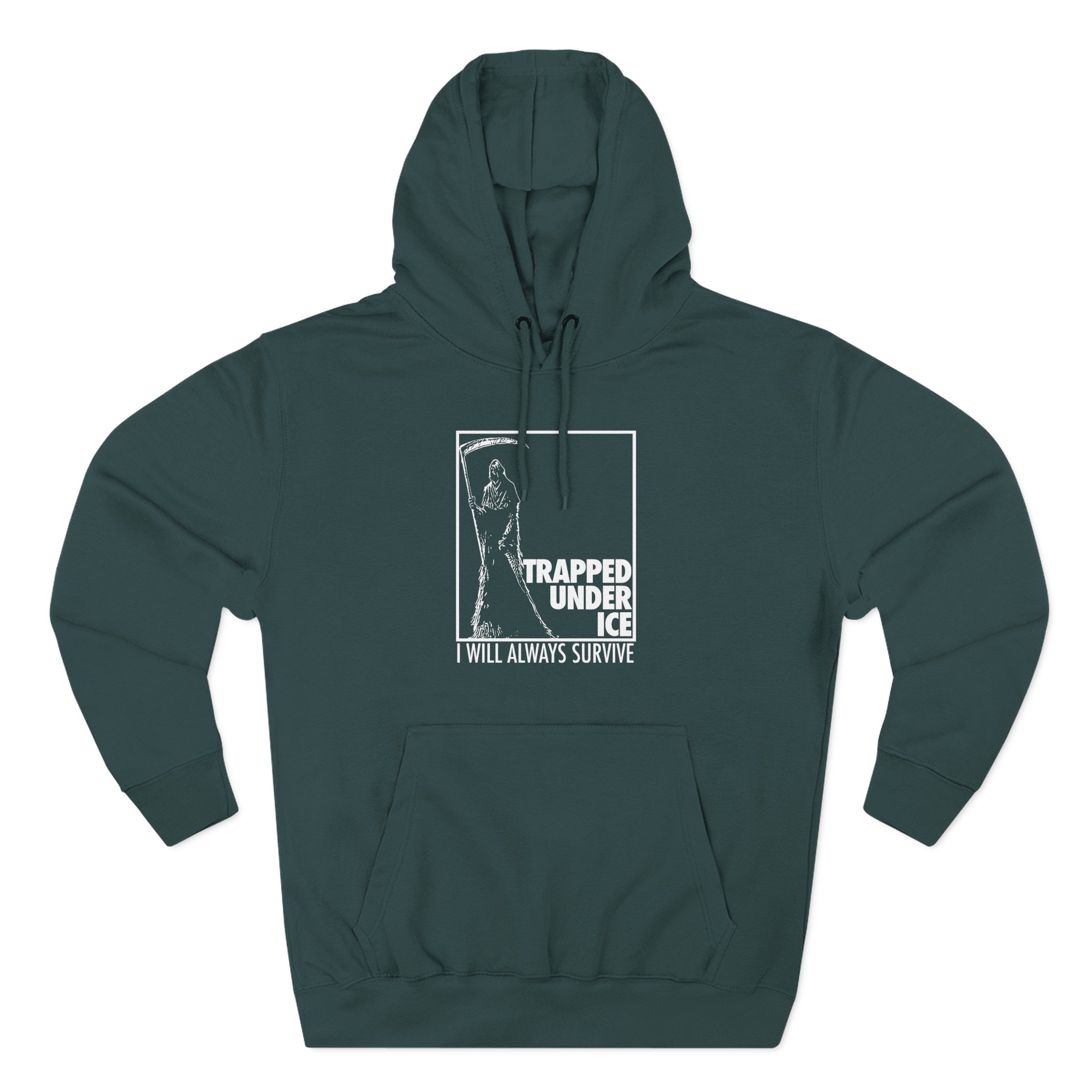 Trapped Under Ice Reaper Three-Panel Fleece Hoodie