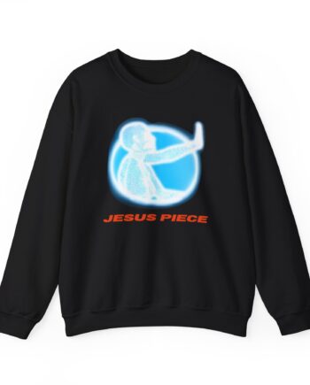 Jesus Piece Glow Unisex Heavy Blend™ Crewneck Sweatshirt