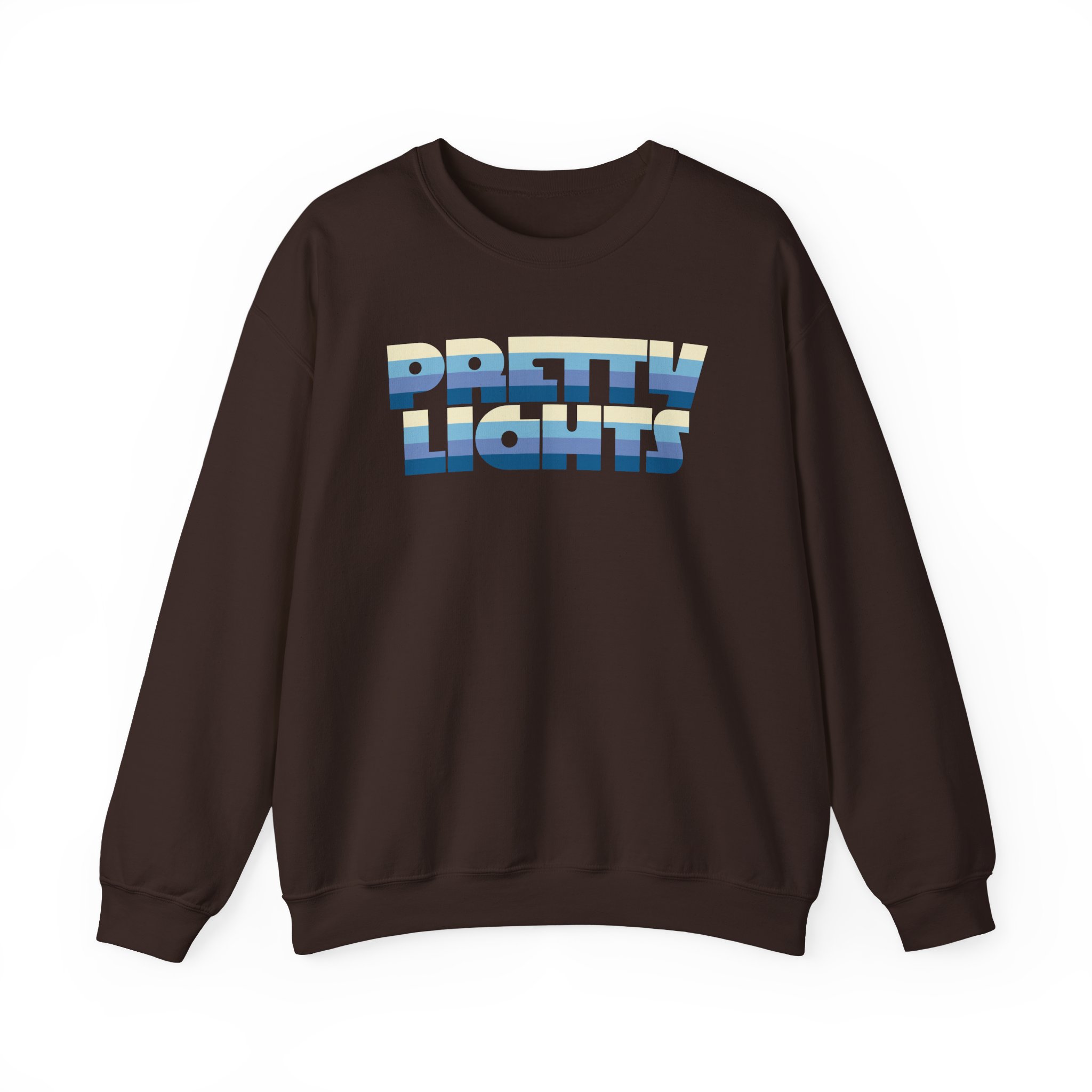 Pretty Lights Striped Logo Unisex Heavy Blendâ„¢ Crewneck Sweatshirt