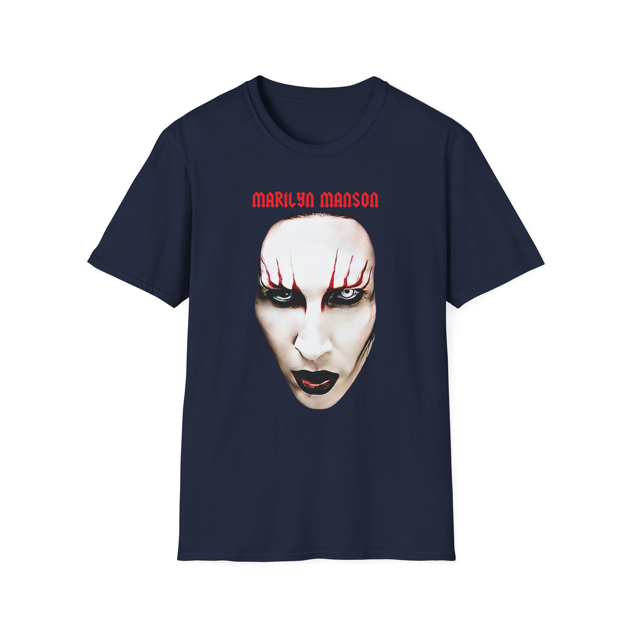 Marilyn Manson Red Lips Unisex Softstyle T-Shirt