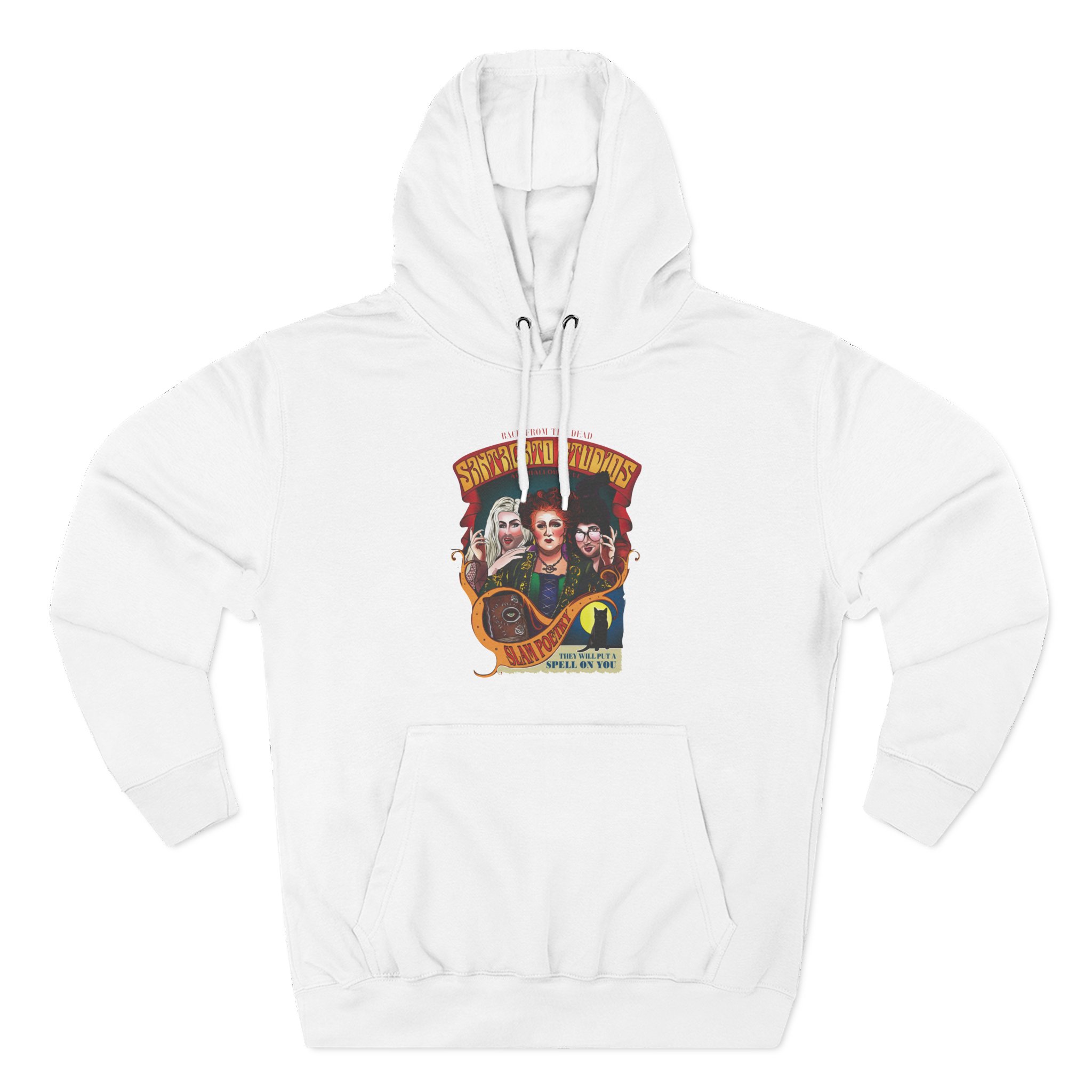 The Basement Yard Hocus Pocus Slam Poetry Three-Panel Fleece Hoodie