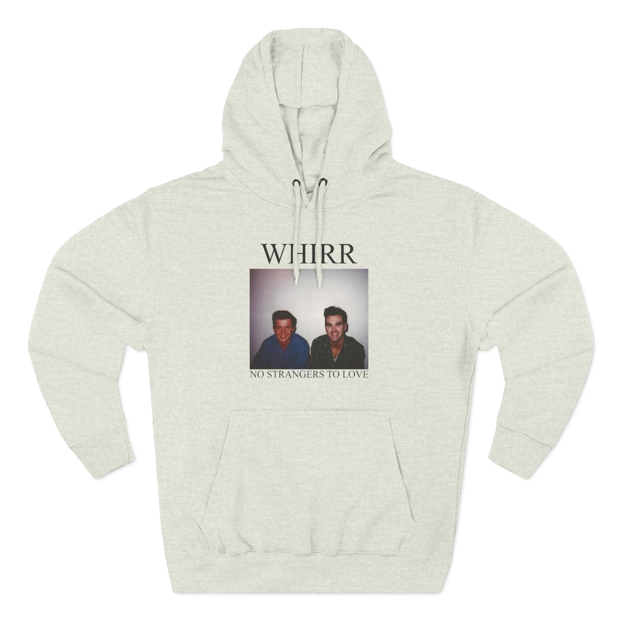 Whirr No Strangers to Love Three-Panel Fleece Hoodie